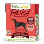 Feel Good Chicken & Lamb Adult Wet Dog Food 18 x 390g