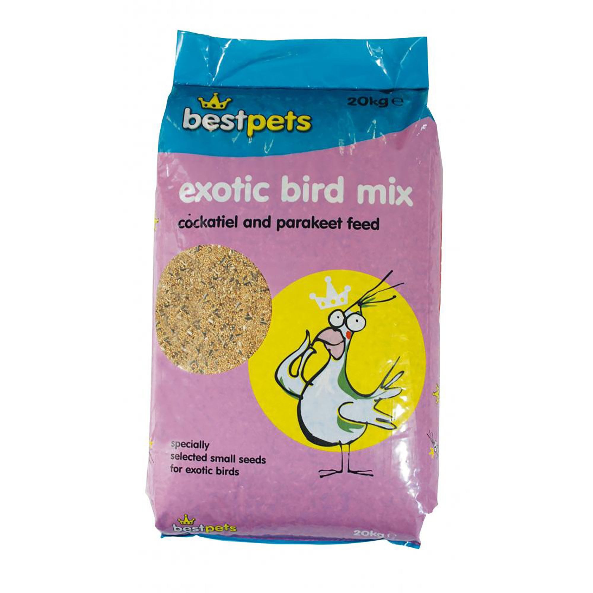 Cockatiel & Parakeet Exotic Bird Mix Seed 20kg