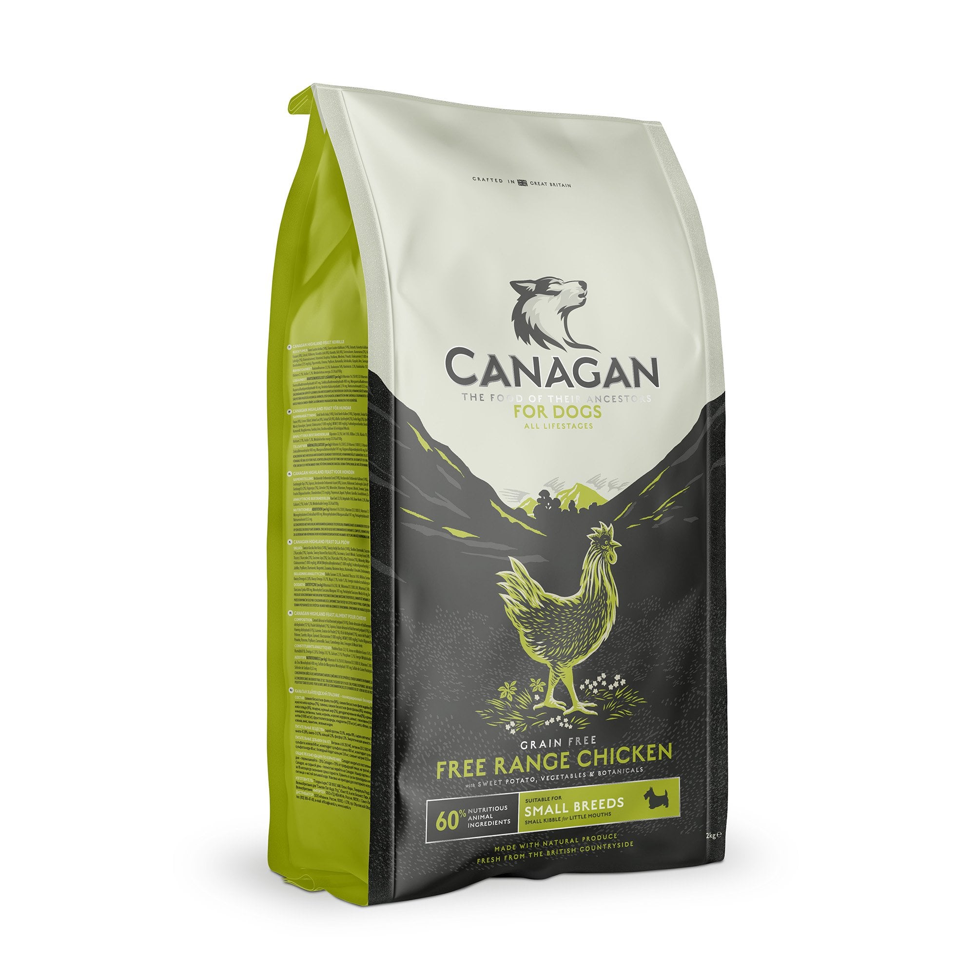 Canagan Small Breed Free Run Chicken Grain Free Adult Dog Food 2kg