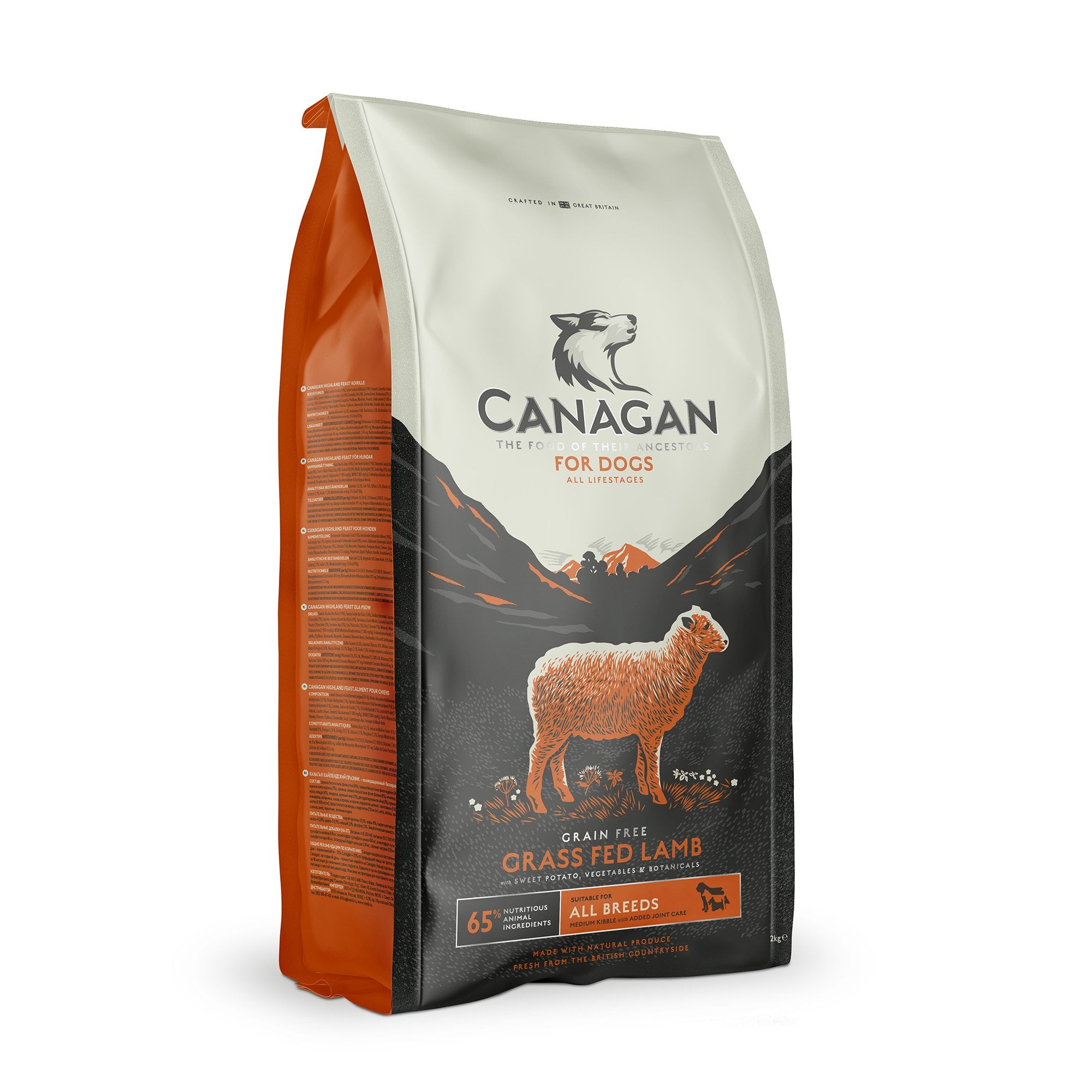 Grass-Fed Lamb Grain Free Dog Food 12kg