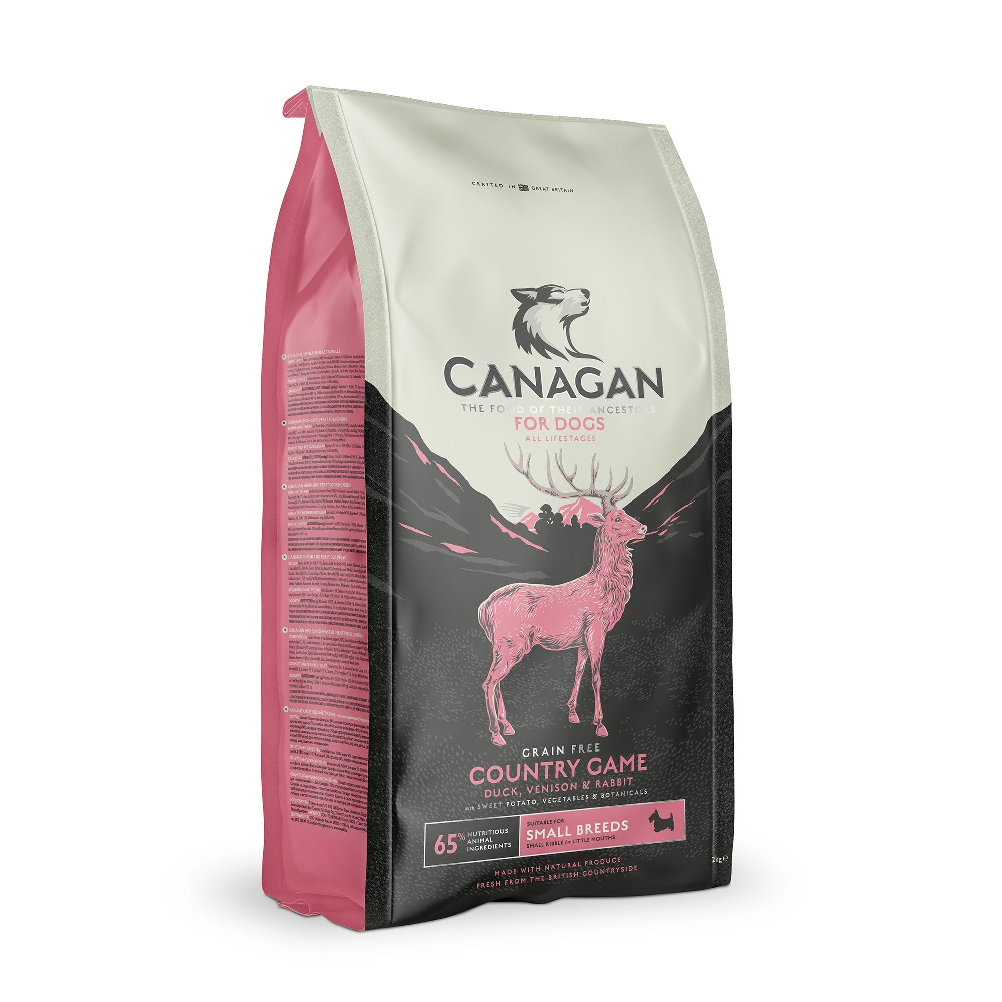 Canagan Small Breed Country Game with Duck, Venison & Rabbit Grain Free Dog Food 6kg