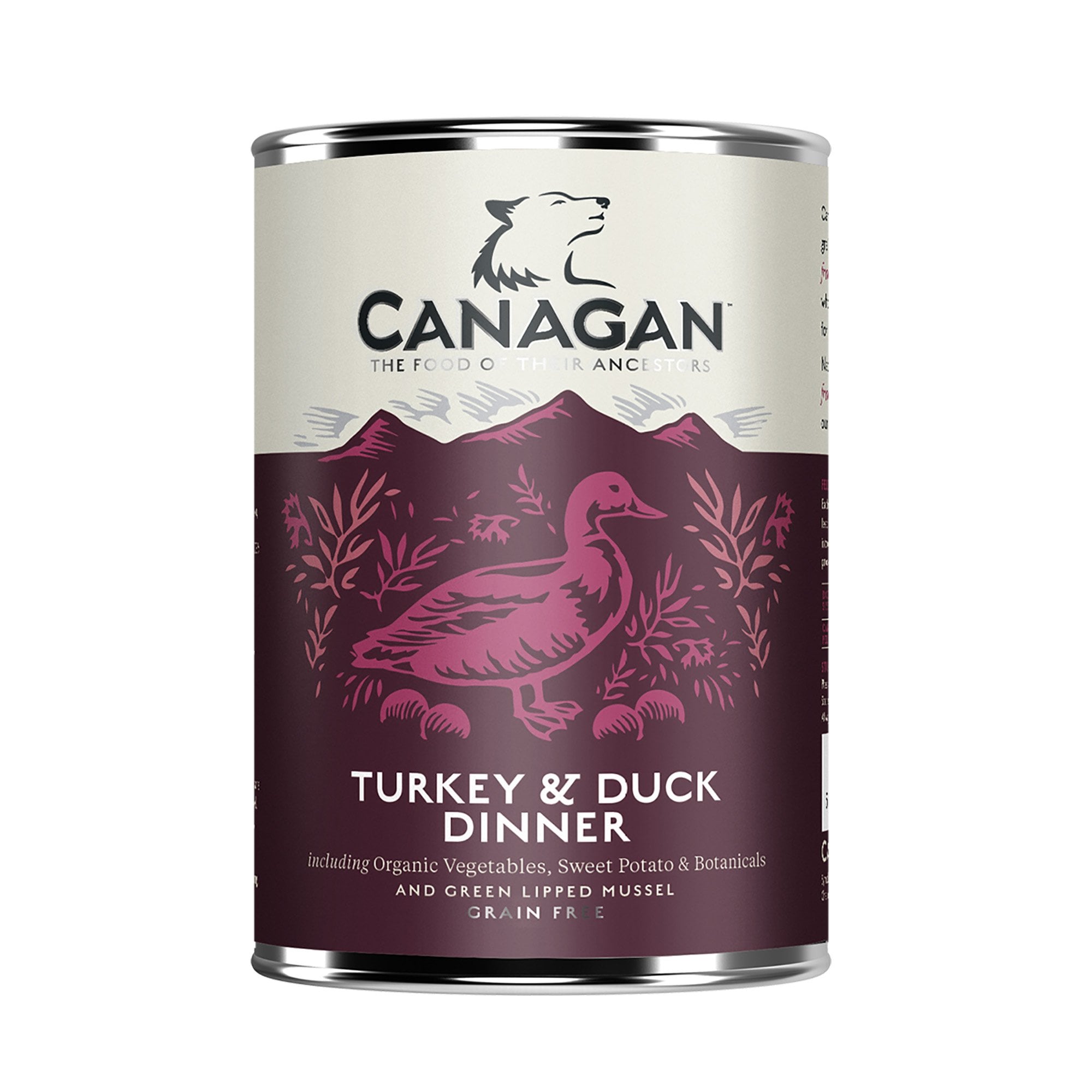 Turkey & Duck Dinner Grain Free Adult Wet Dog Food 400g