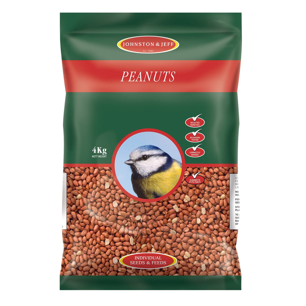 Johnston & Jeff Premium Peanuts Wild Bird Food 4kg