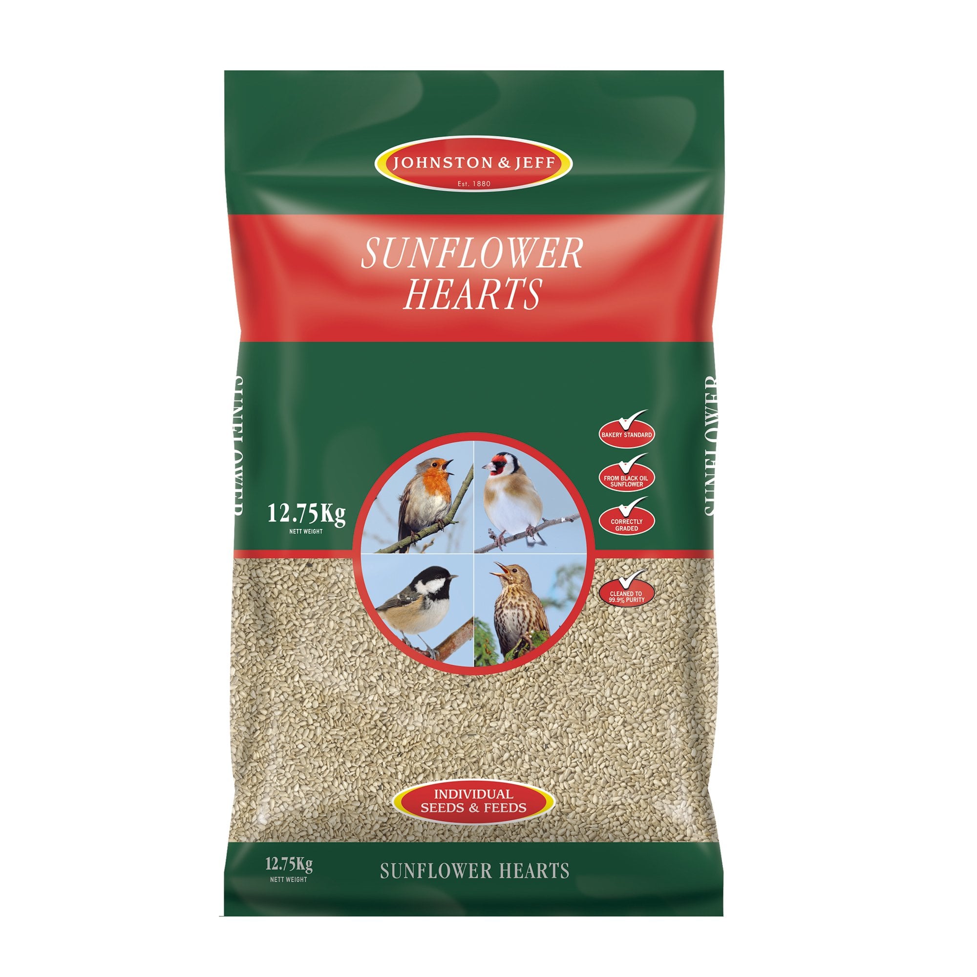 Sunflower Hearts Wild Bird Seed 12.75kg