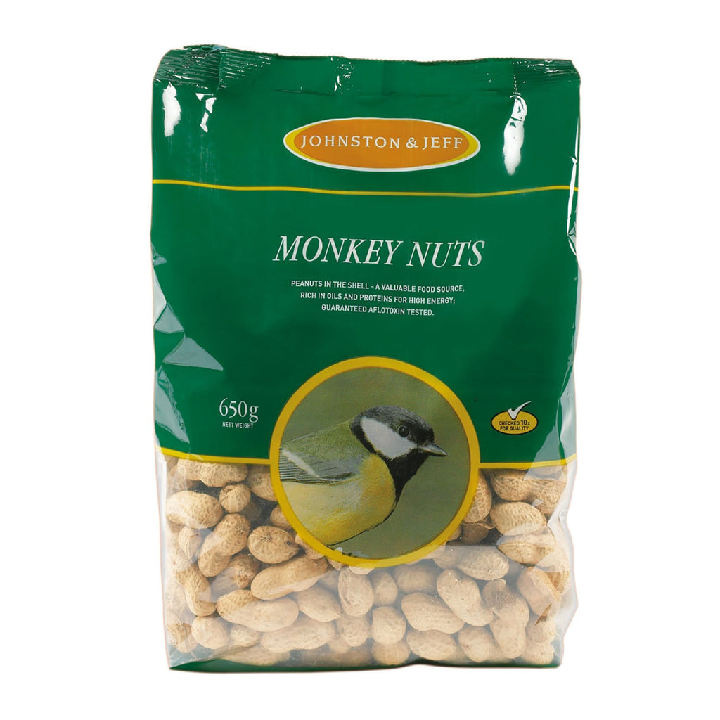 Johnston & Jeff Wild Bird Monkey Nuts 650g