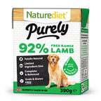 Purely Grain Free Adult Free Range Lamb Wet Dog Food 18 x 390g