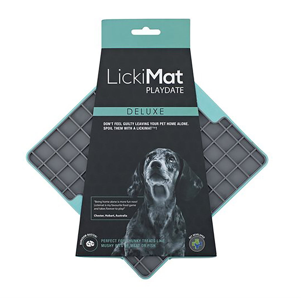 LickiMat Playdate Deluxe Mat - Turquoise