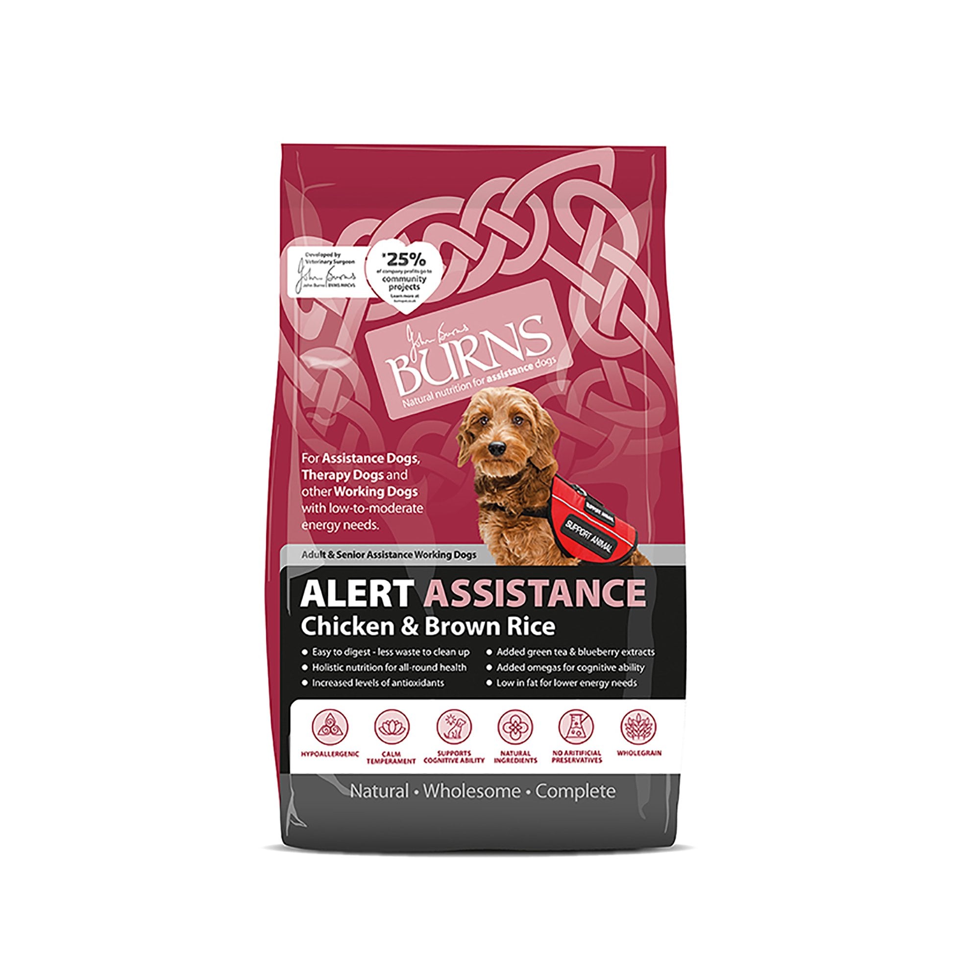 Alert Assistance Chicken & Brown Rice Adult Dog Food 6kg