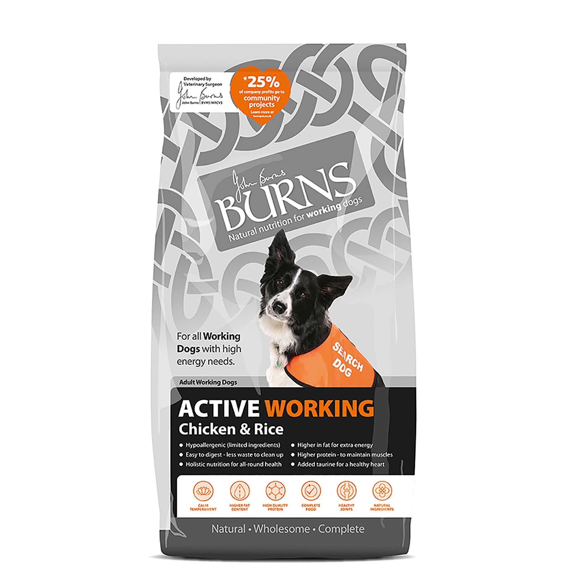 Active Working Chicken & Rice Adult Dog Food 12kg