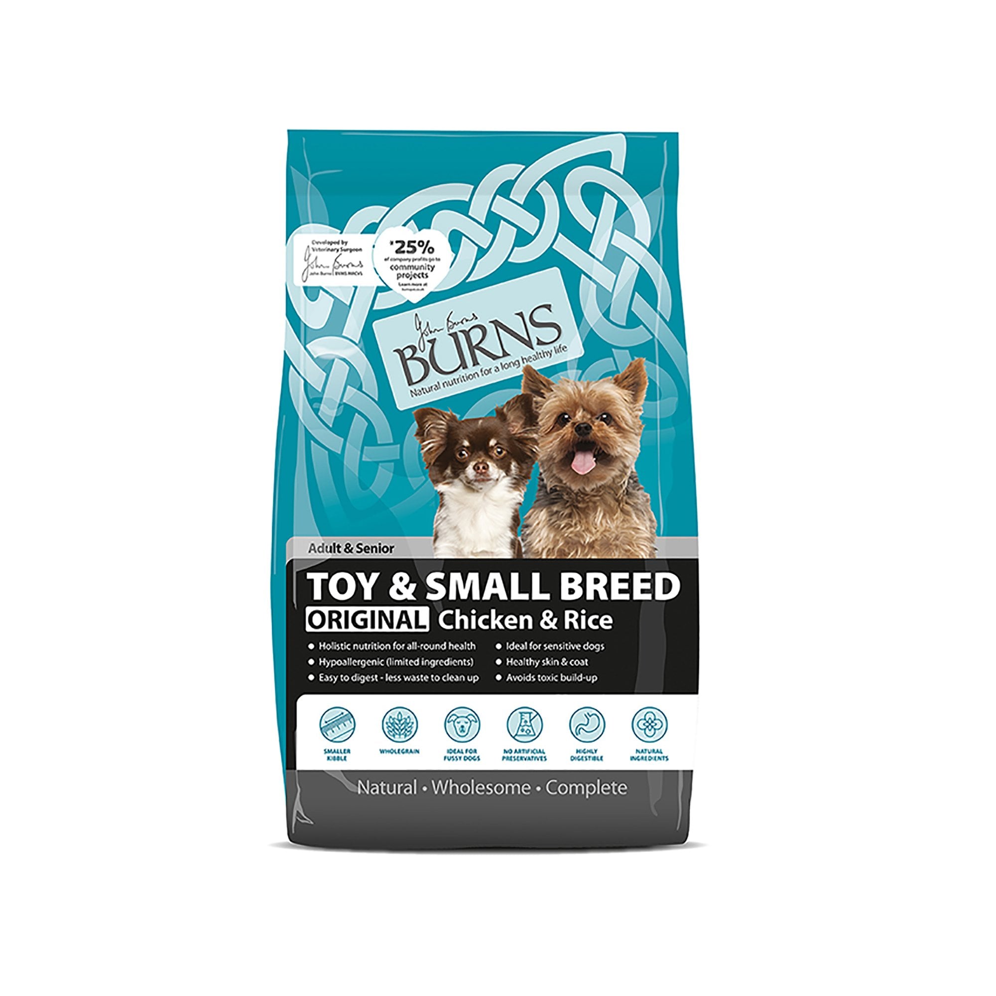 Toy & Small Breed Chicken & Rice Adult & Senior Dry Dog Food 6kg