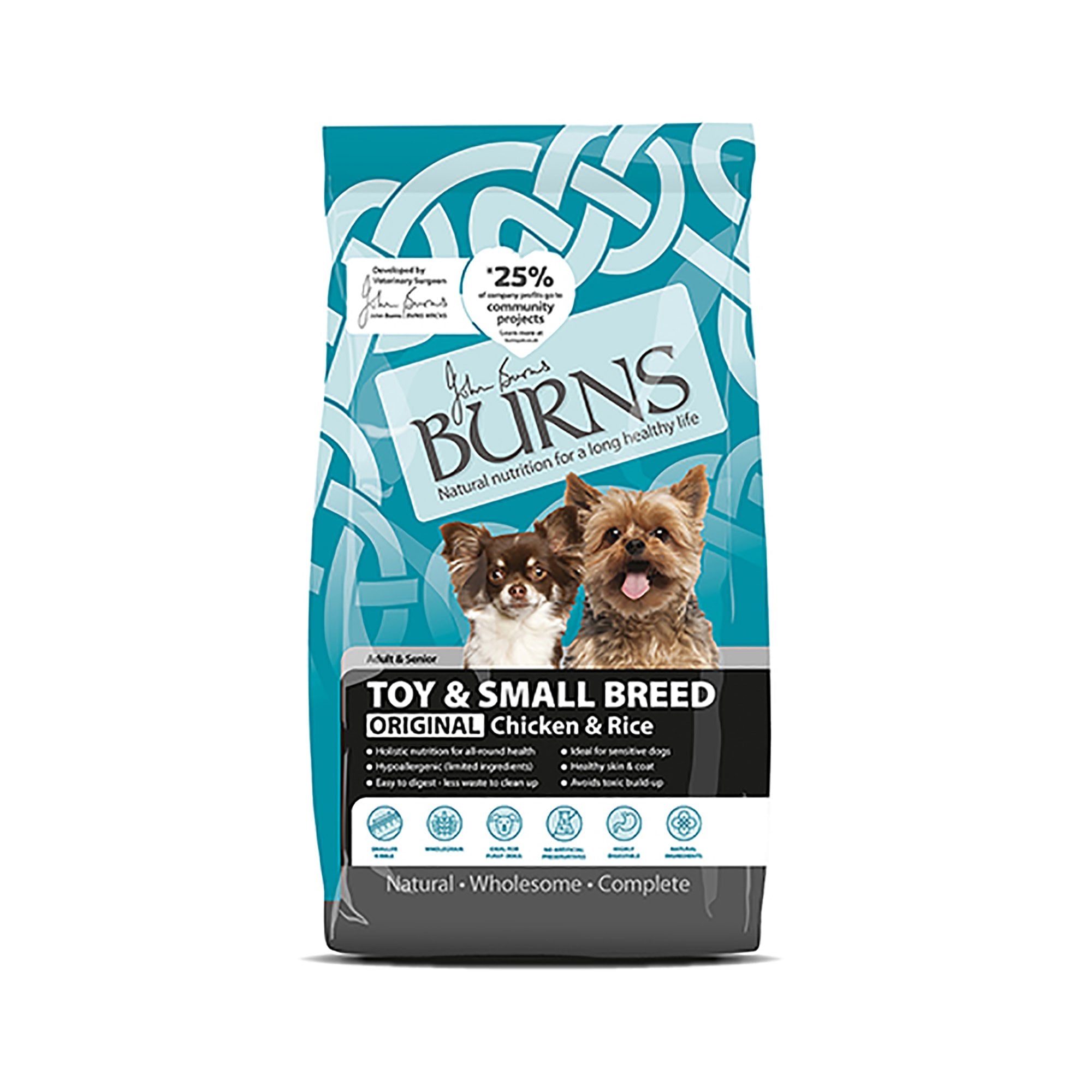 Toy & Small Breed Original Chicken & Rice Adult & Senior Dog Food 2kg