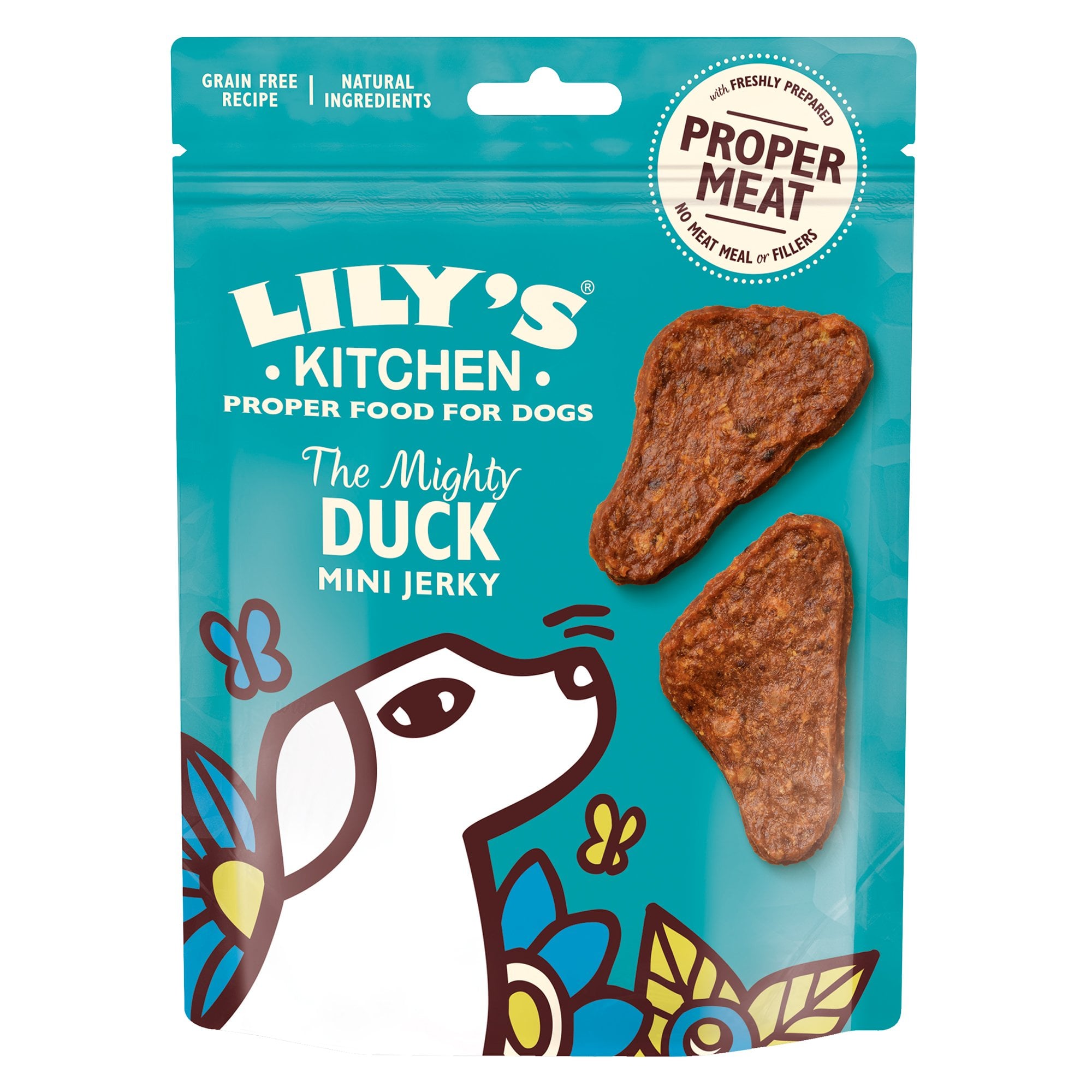 The Mighty Duck Mini Jerky Dog Treats 70g
