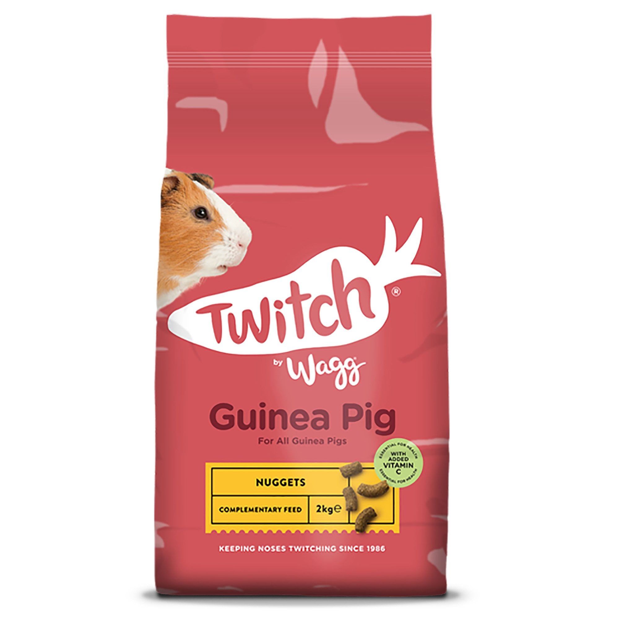Twitch Guinea Pig Nuggets Food For All Guinea Pigs 2kg