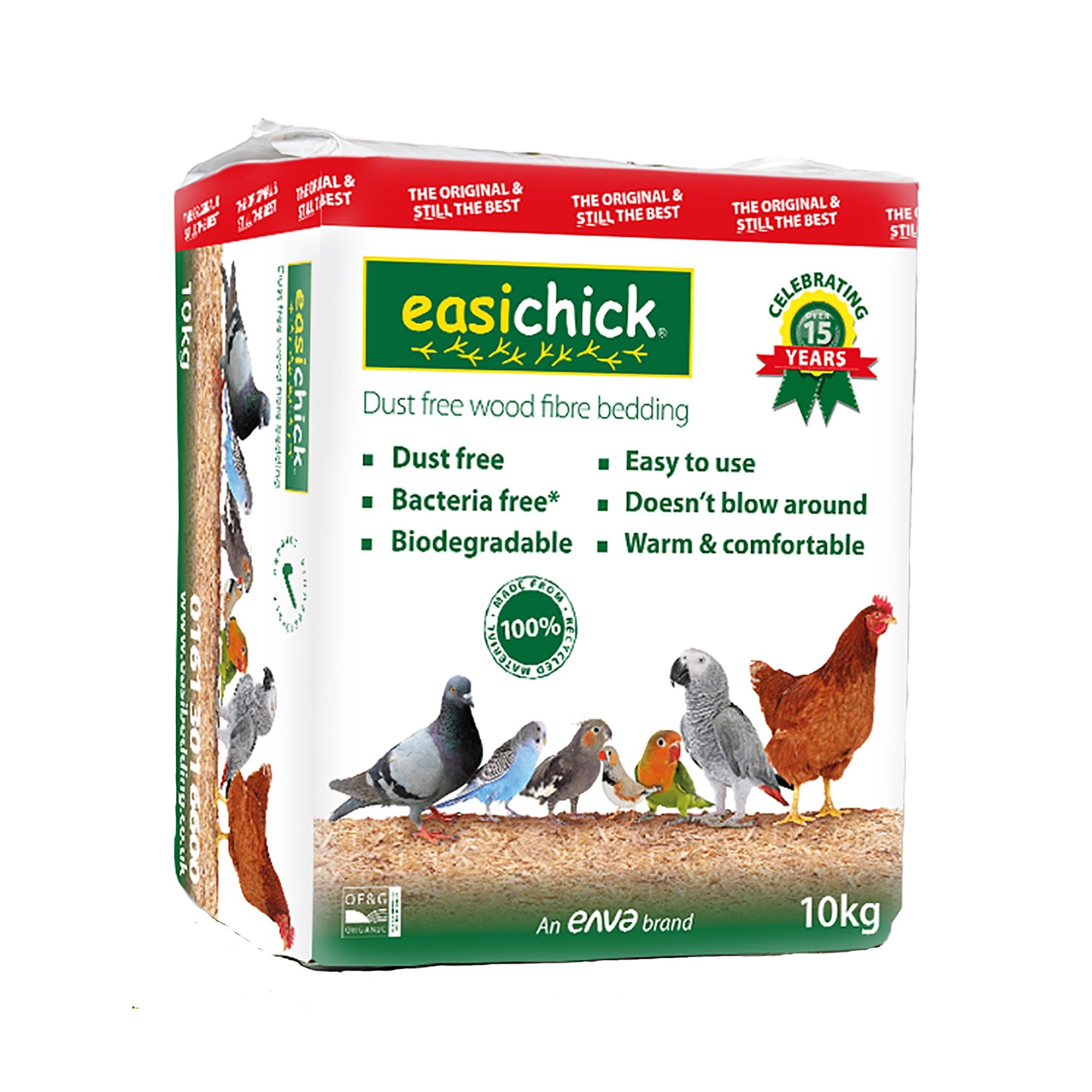 Easichick Wood Fibre Poultry Bedding 10kg