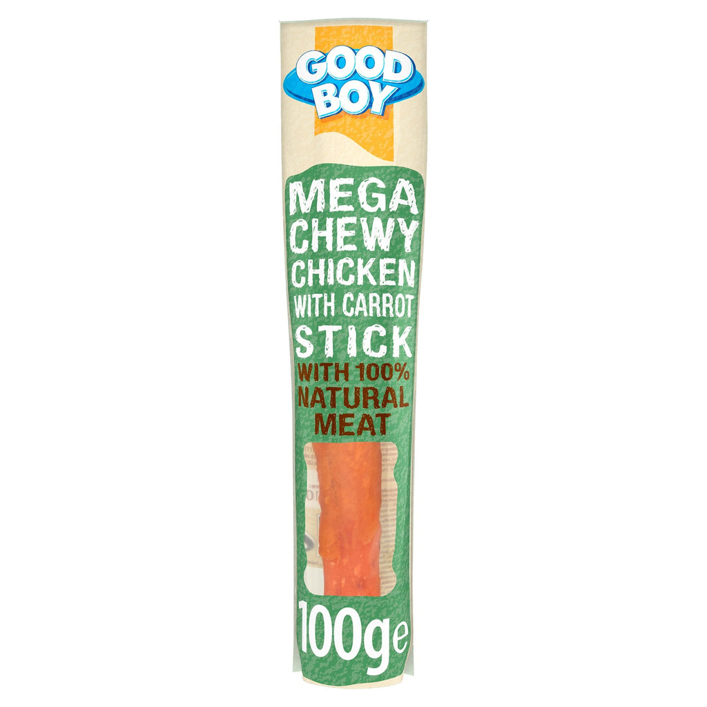 Armitage Good Boy Mega Chewy Chicken with Carrot Stick Dog Treat 100g