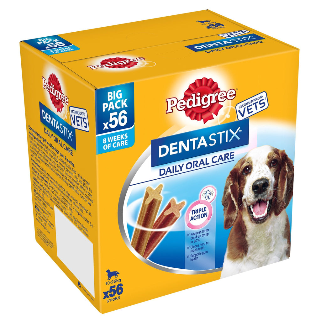 Dentastix Daily Oral Care Dental Dog Treats Medium - 56 Sticks