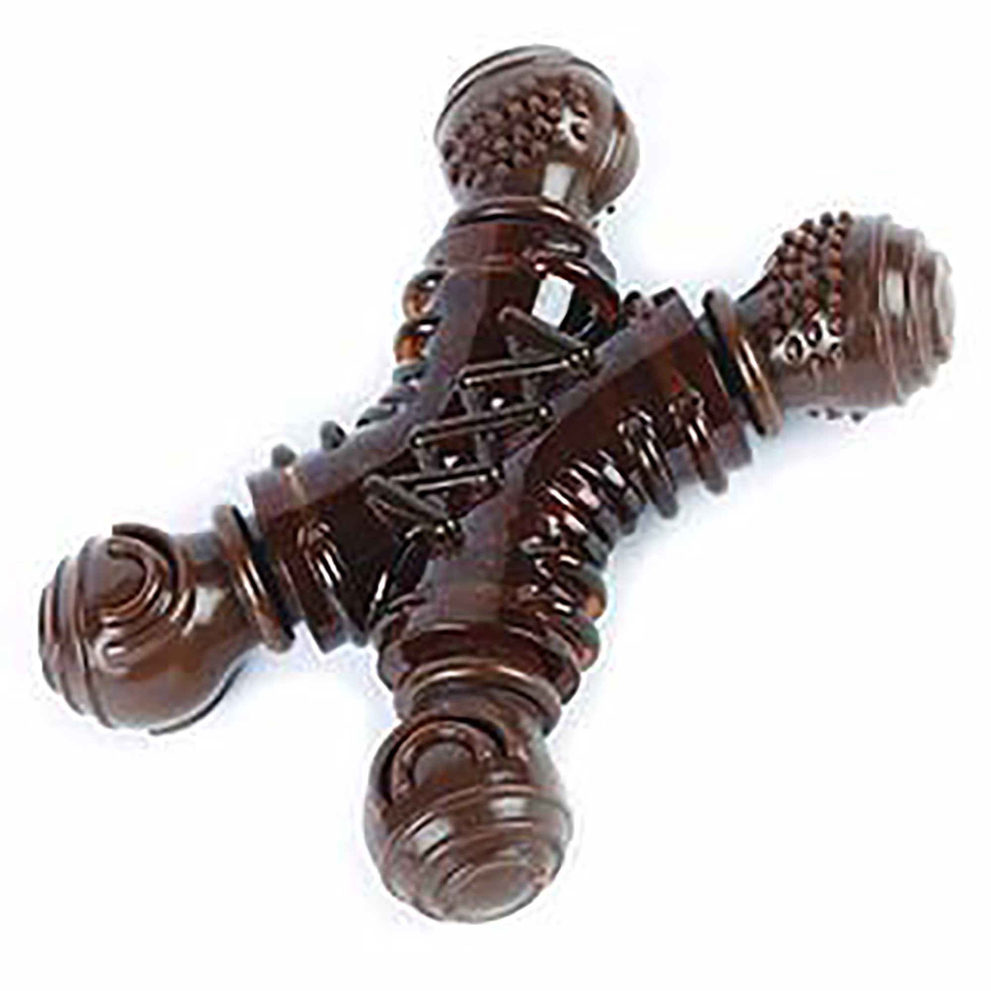 Gnosher Nylon Dog Chew Toy Chocolate