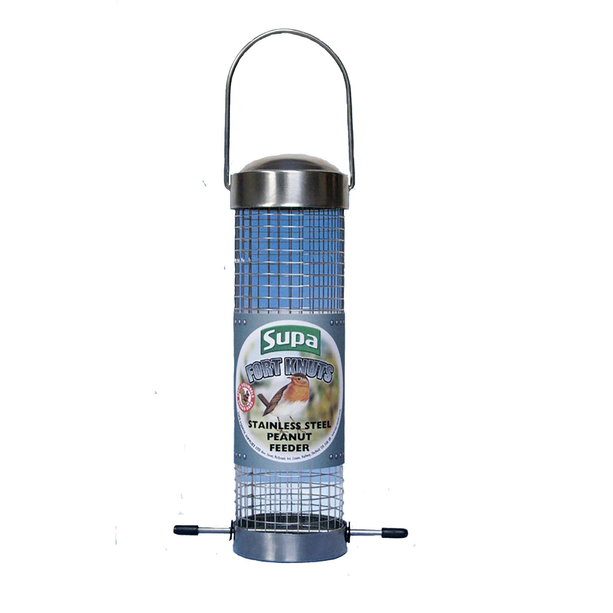 Stainless Steel Wild Bird Peanut Feeder 8"