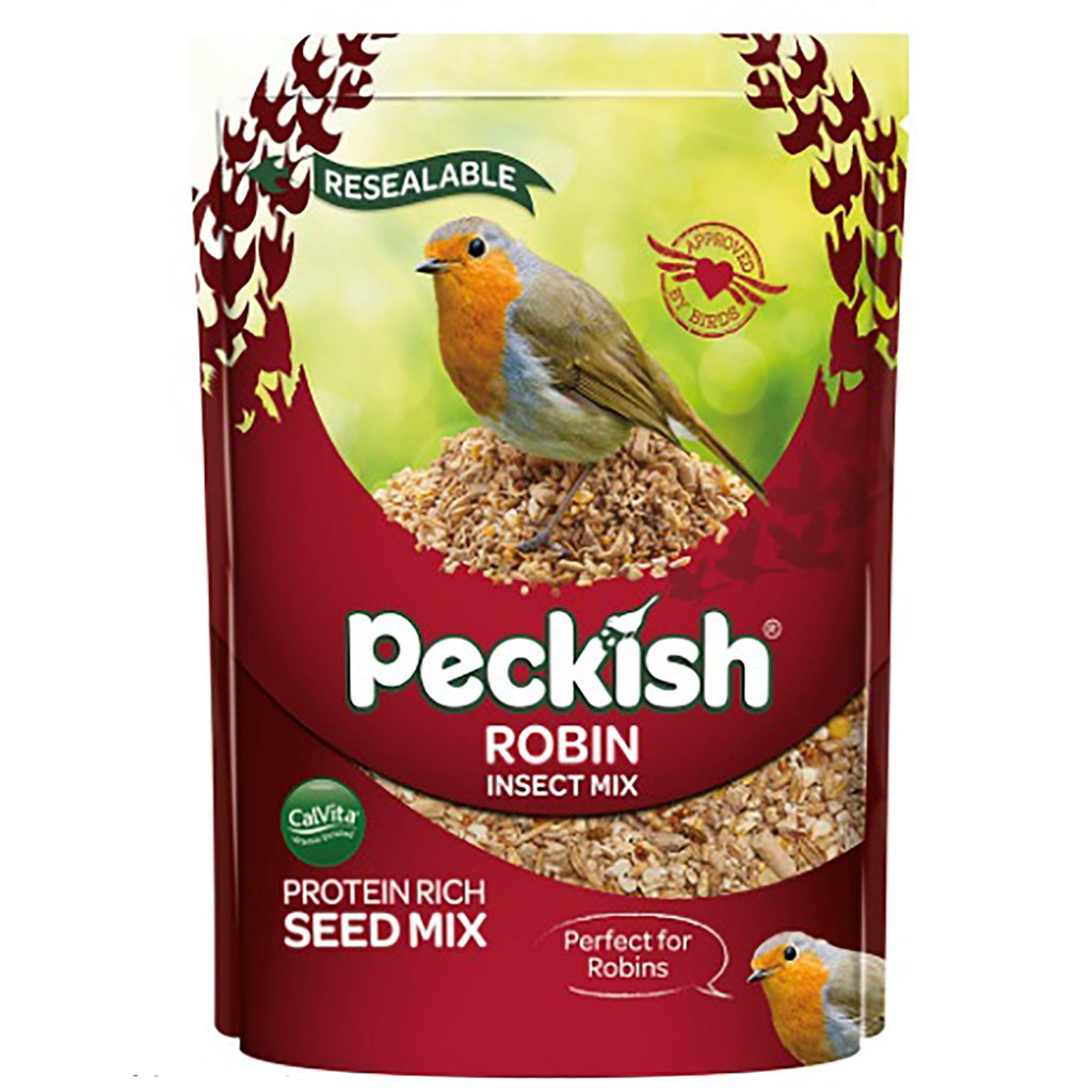 Peckish Robin Insect Wild Bird Seed Mix 1kg