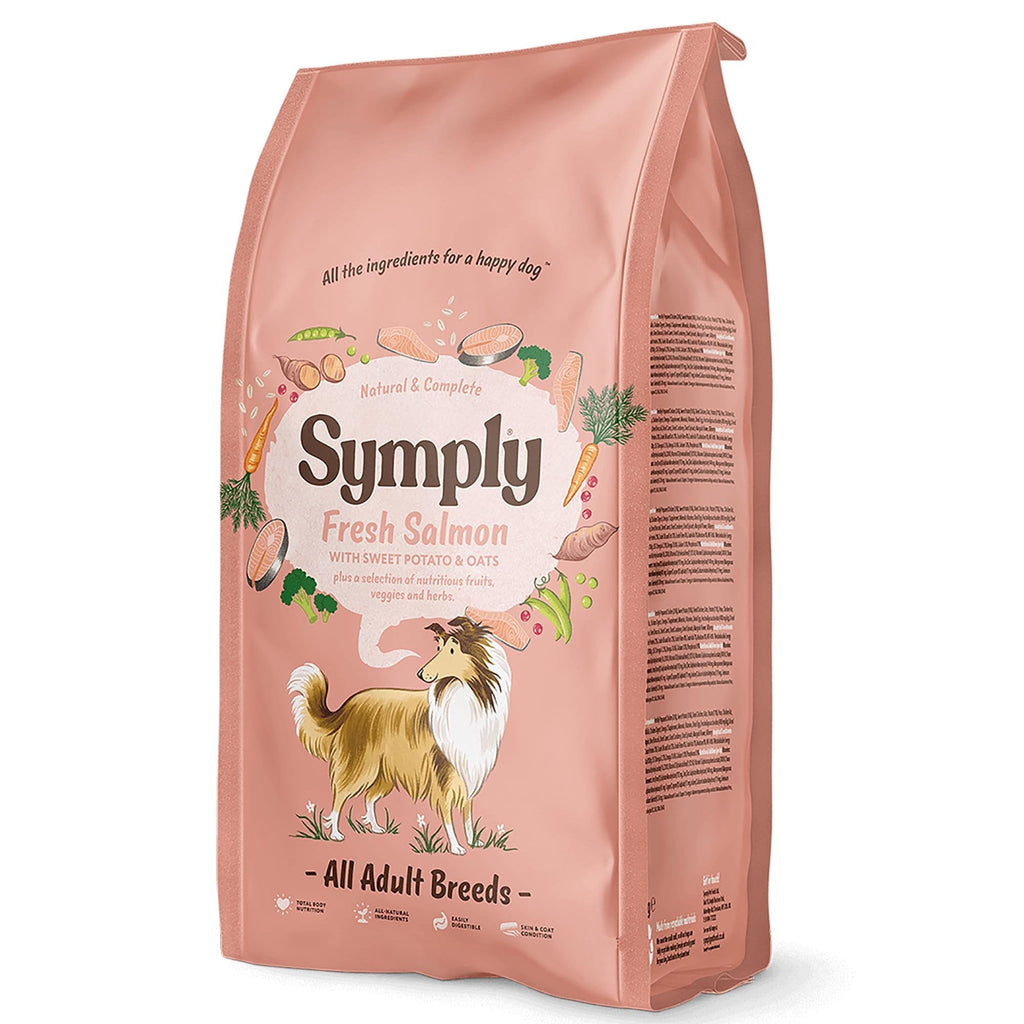 Symply Adult Dog Food with Fresh Salmon 12kg