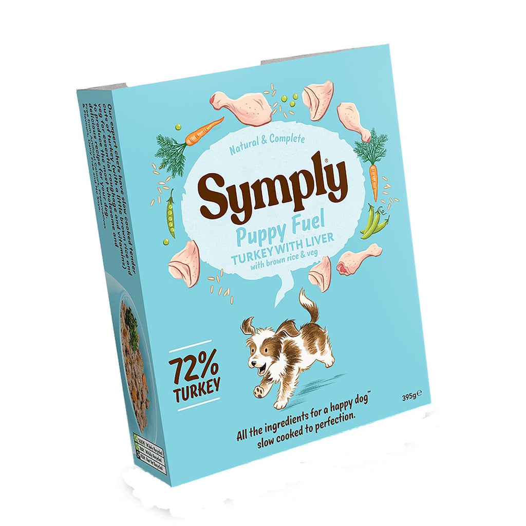 Puppy Fuel Turkey with Liver, Brown Rice & Veg Wet Dog Food - 7 x 395g