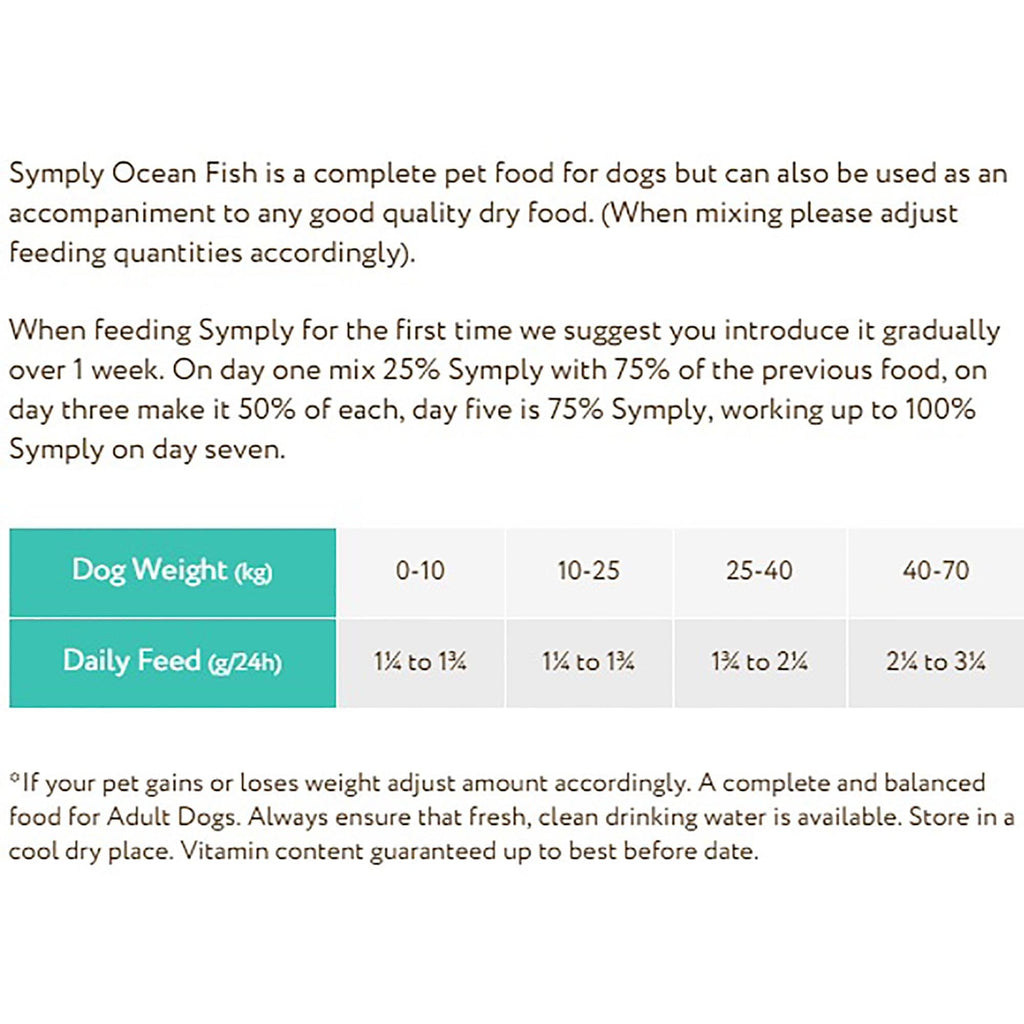 Ocean Fish With Brown Rice & Veg Wet Dog Food - 7 x 395g