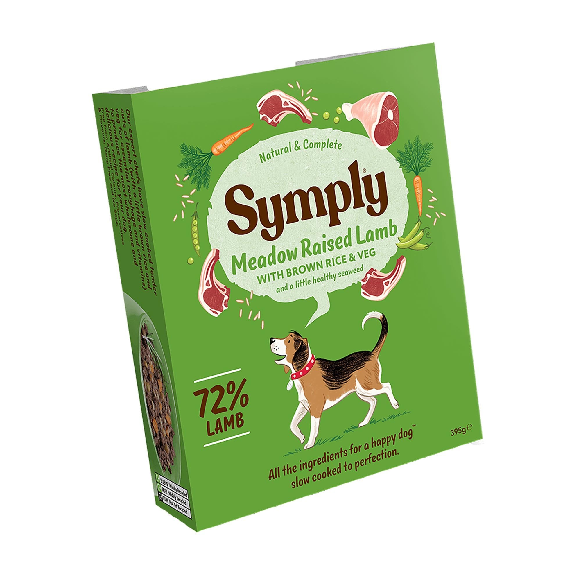 Meadow Raised Lamb With Brown Rice & Veg Wet Dog Food - 7 x 395g