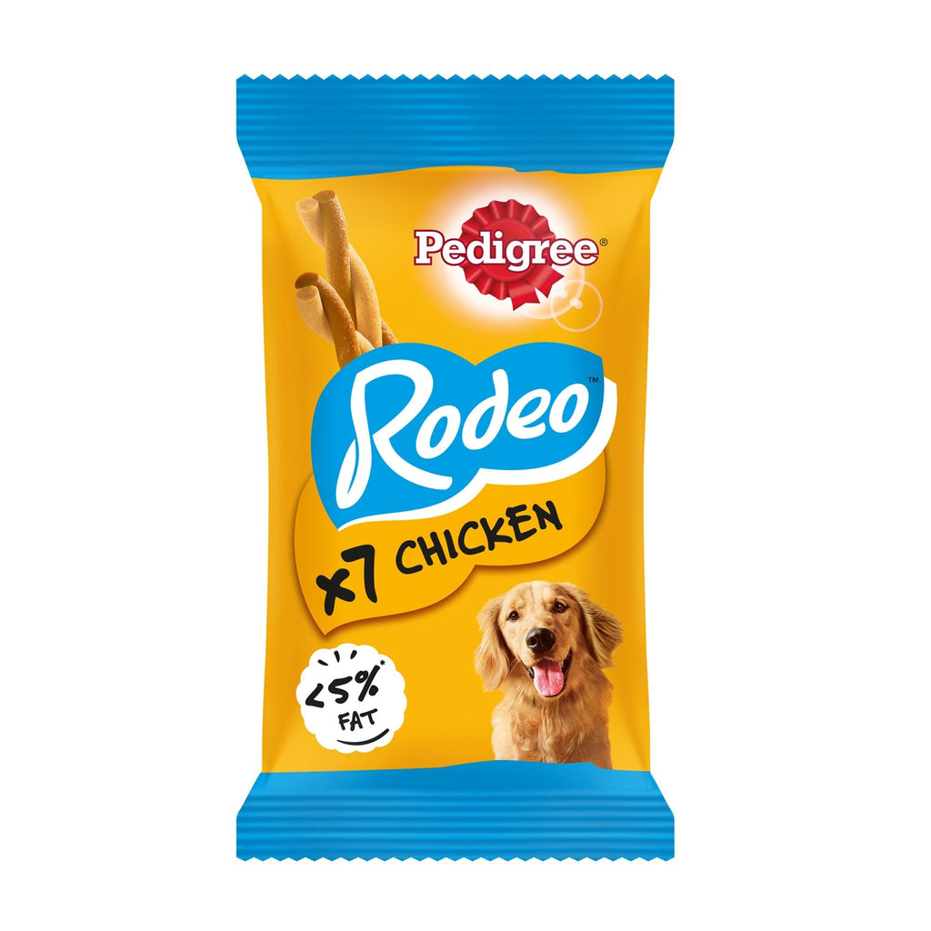 Pedigree Rodeo Dog Treats With Chicken - 7 Sticks x 12