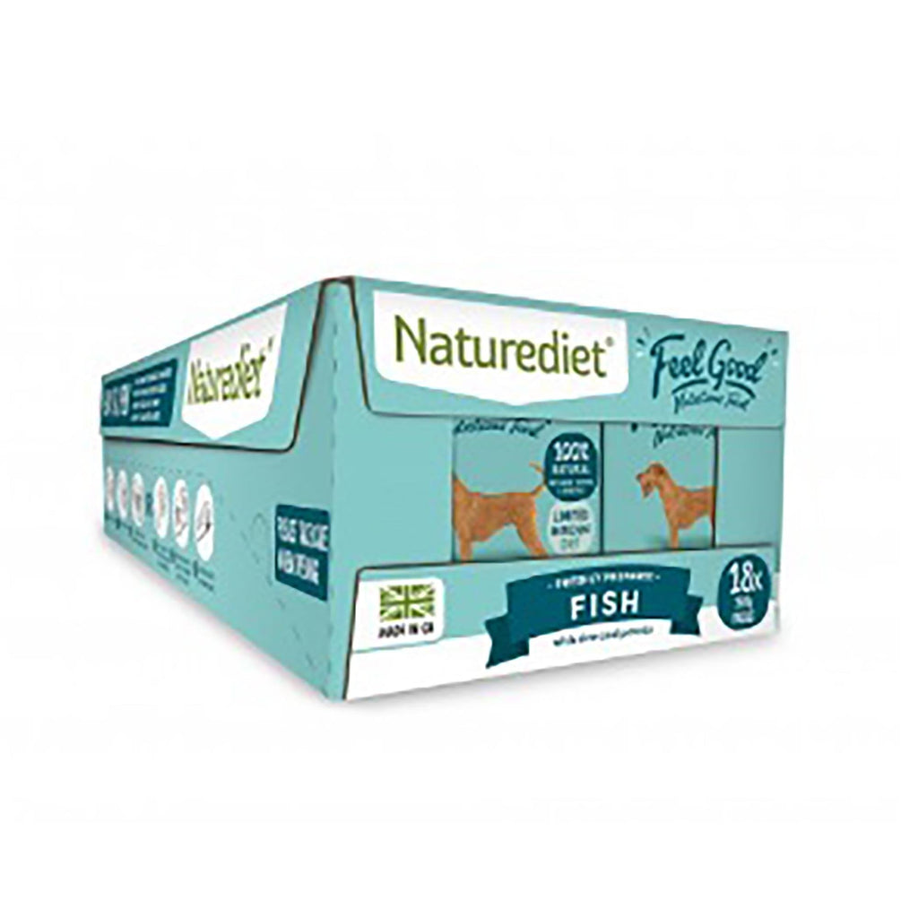 Feel Good Fish Adult Wet Dog Food 18 x 390g