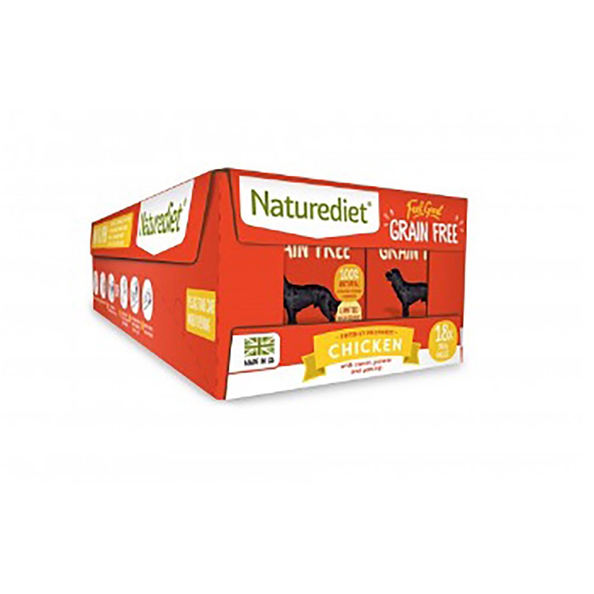 Feel Good Grain Free Chicken Adult Wet Dog Food 18 x 390g