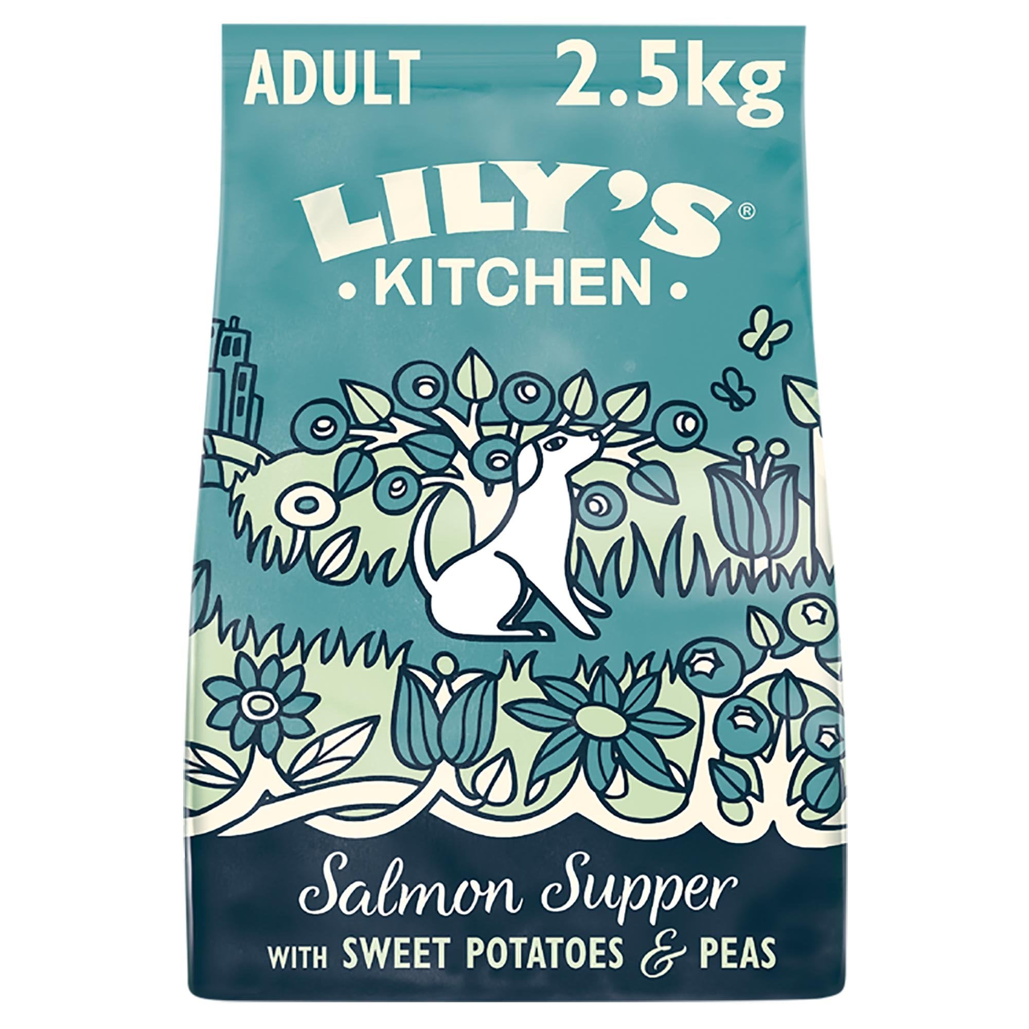Salmon Supper With Sweet Potatoes, Peas & Dill Adult Dog Food 2.5kg