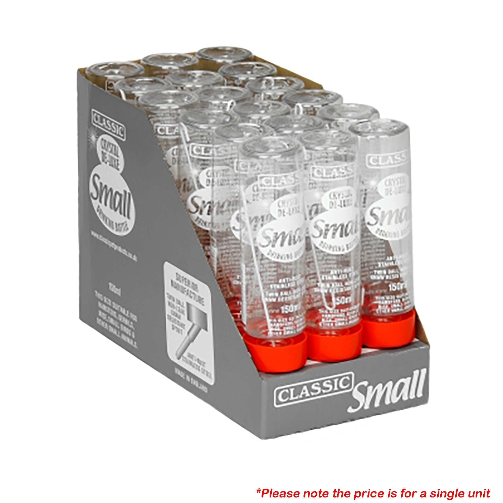 Crystal Deluxe Hamster Water Bottle - 150ml