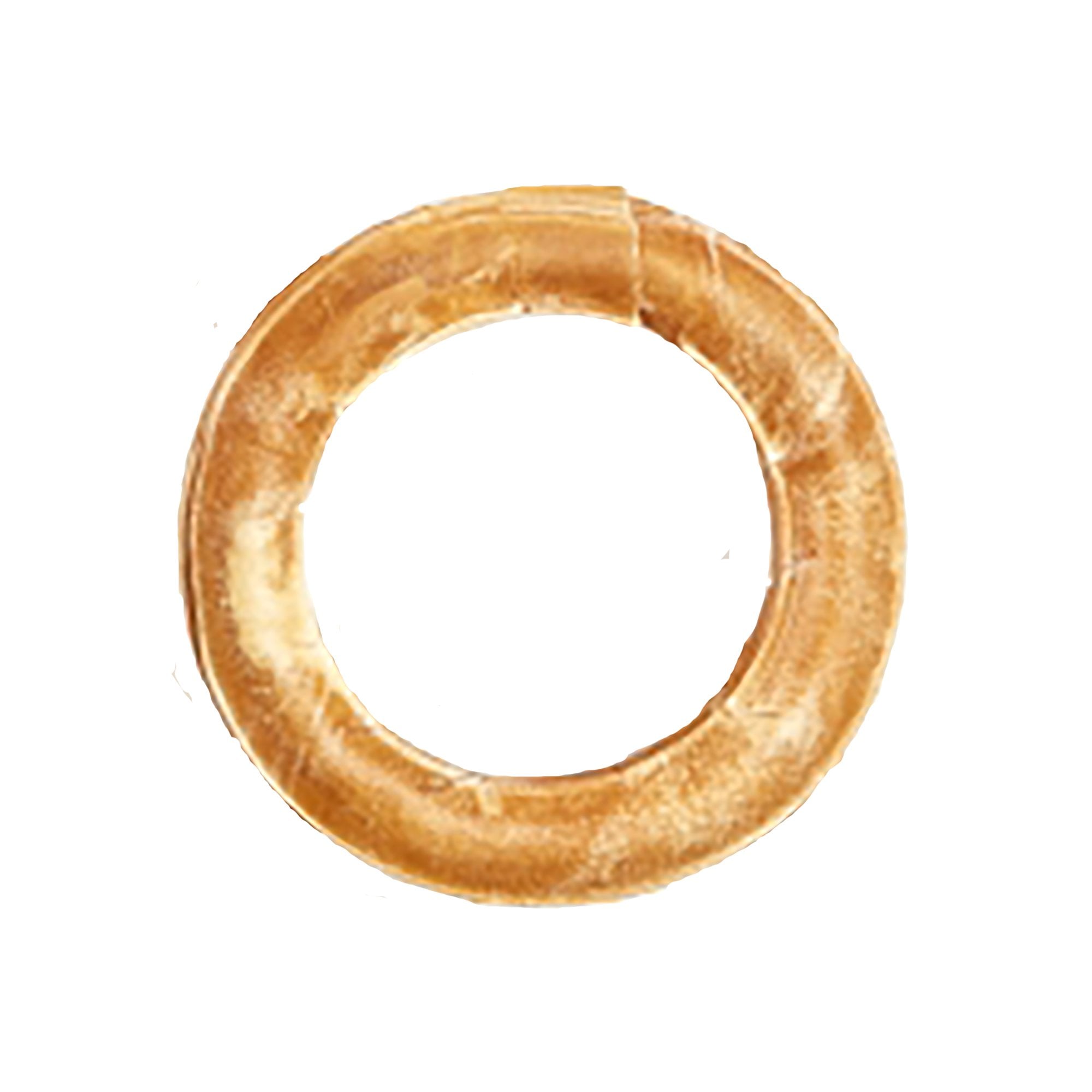 Pressed Rawhide Ring Dog Chew 6"
