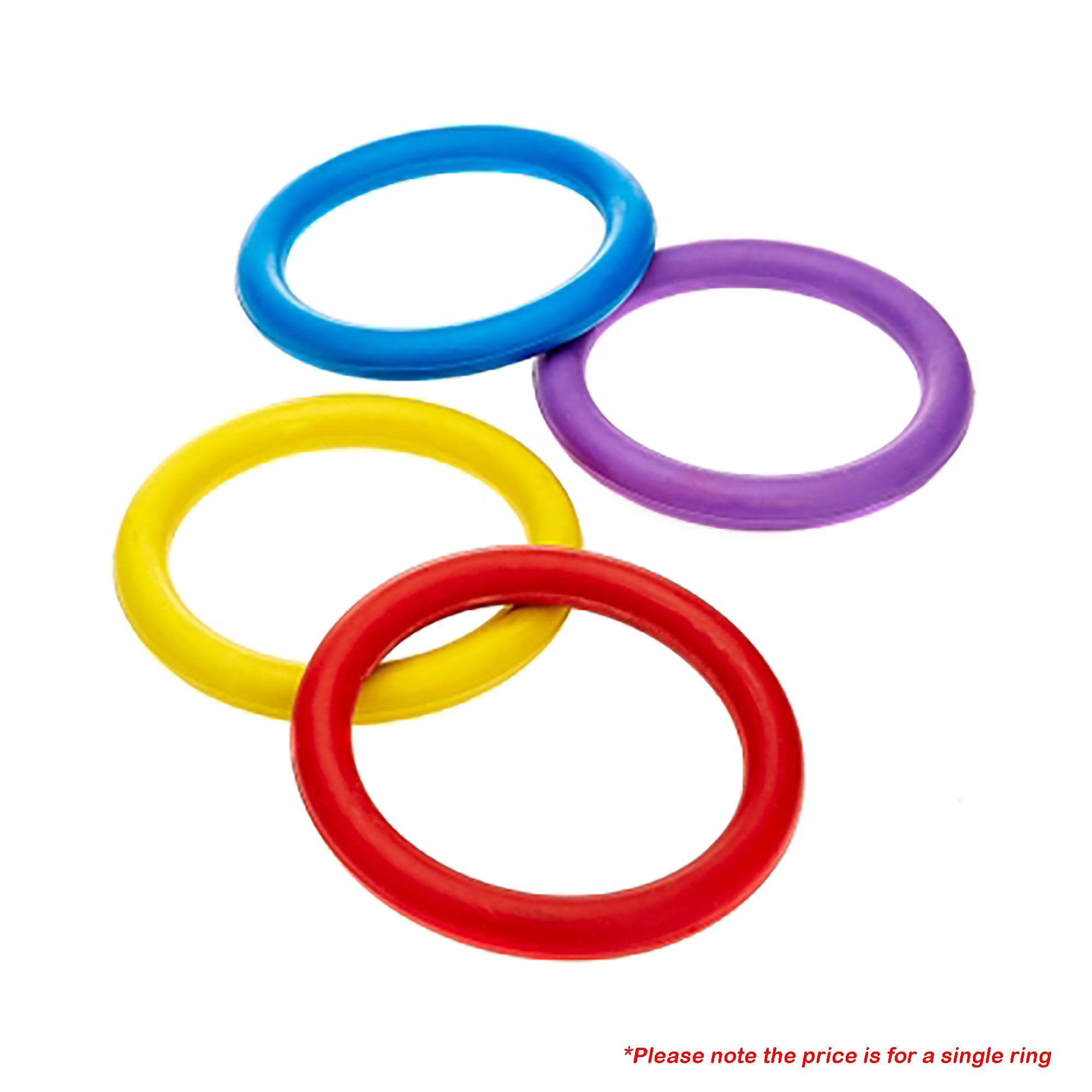 Solid Rubber Ring Dog Toy  Large - 150mm