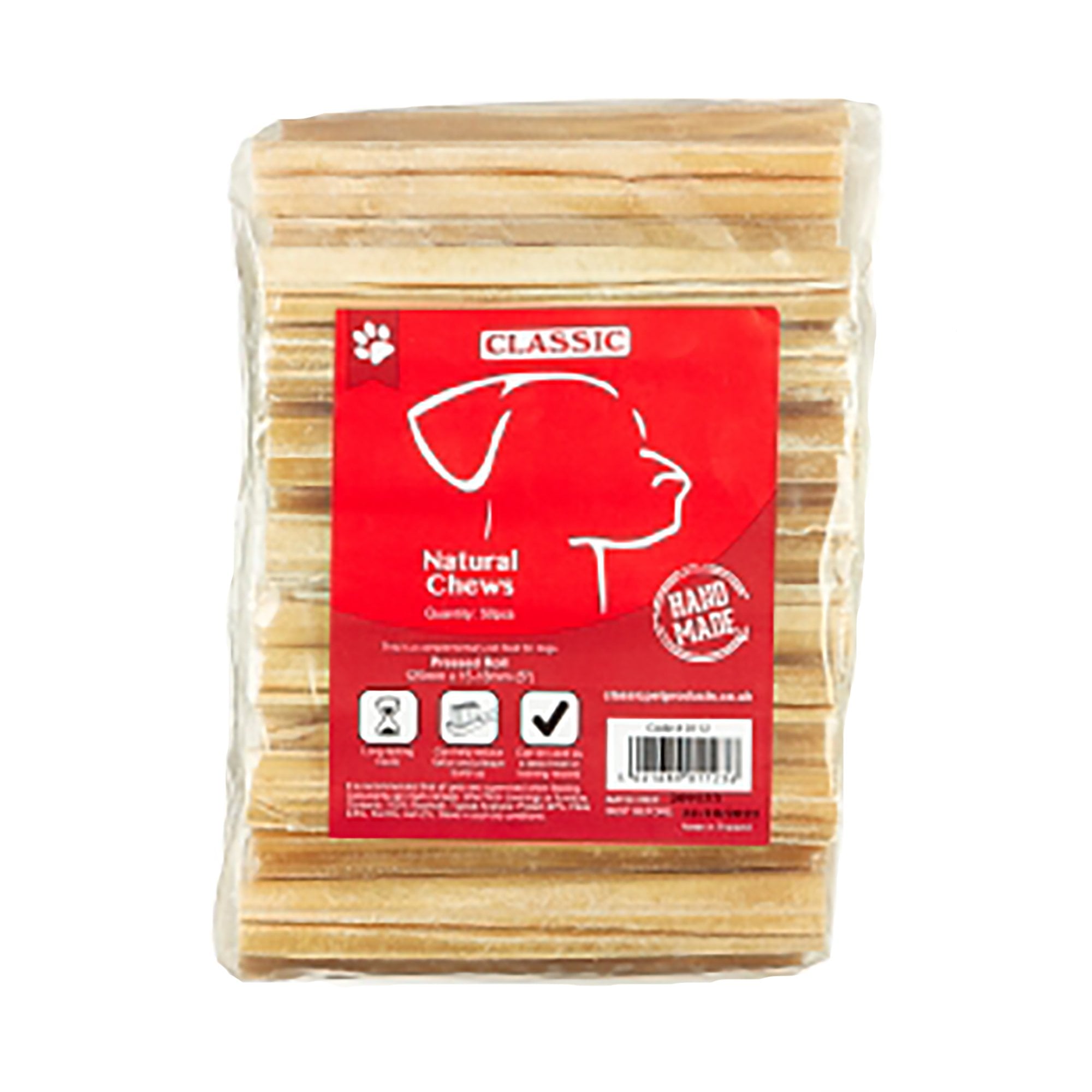 Rawhide Pressed Cigars Dog Chews 5" - Pack 50