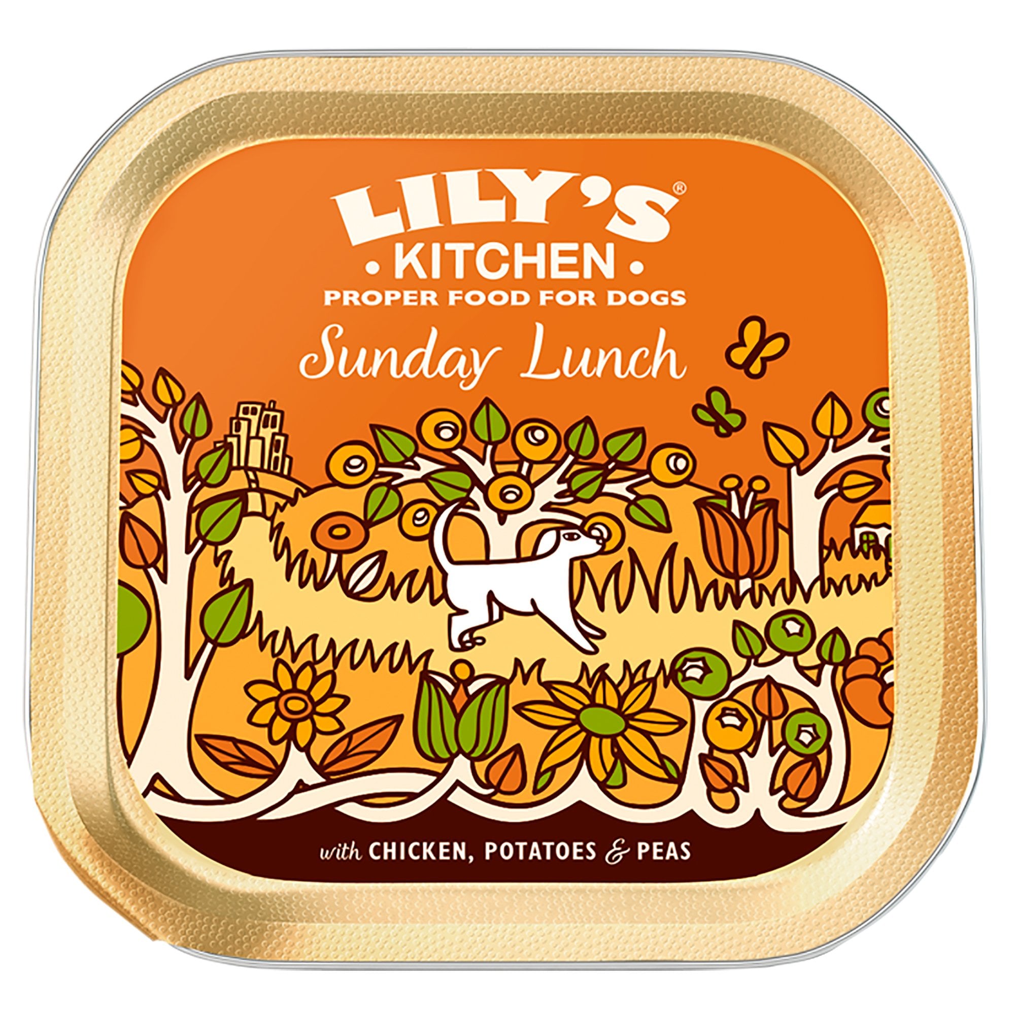 Sunday Lunch With Chicken, Potatoes & Peas Wet Dog Food 150g