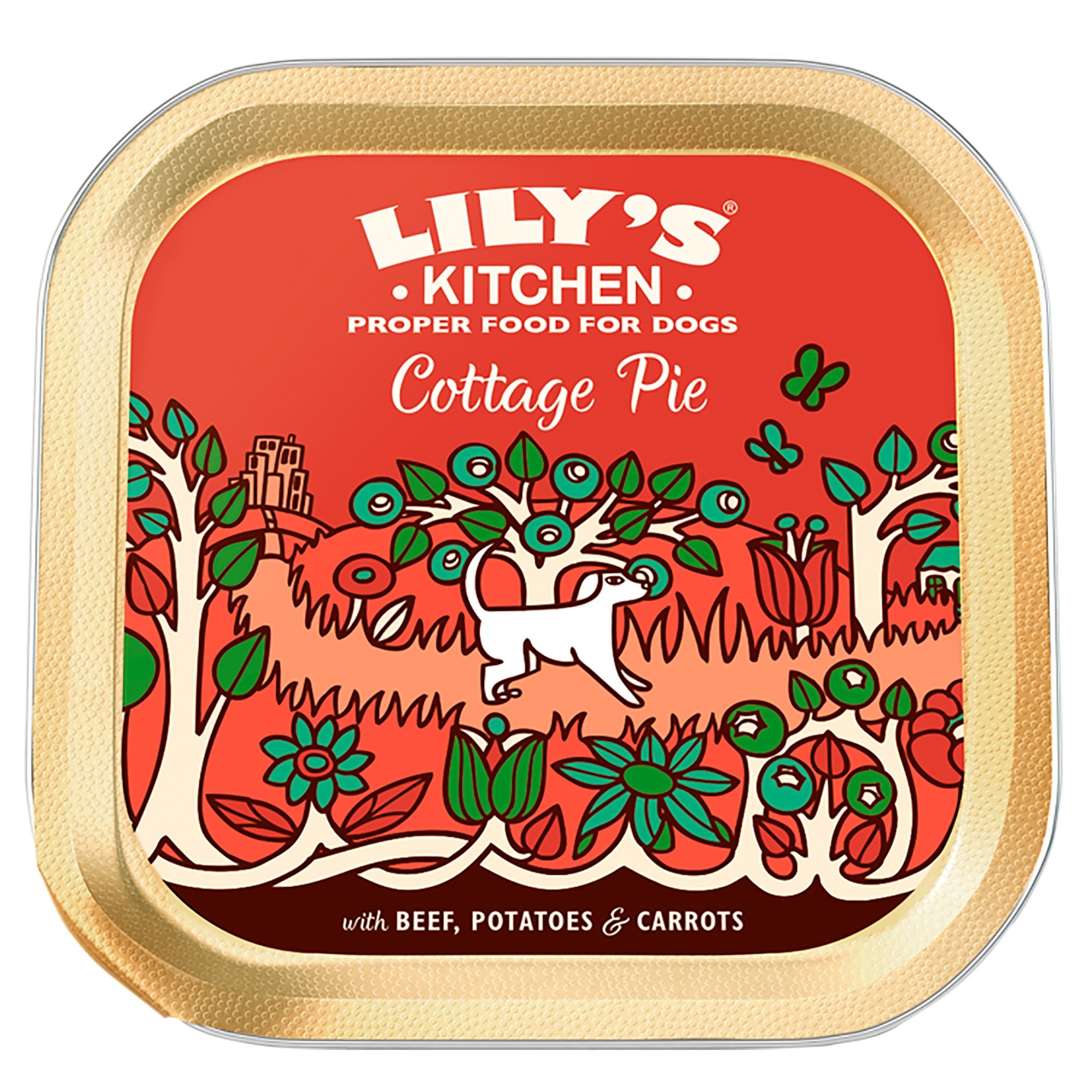 Cottage Pie With Beef, Potatoes & Carrots Adult Wet Dog Food 150g