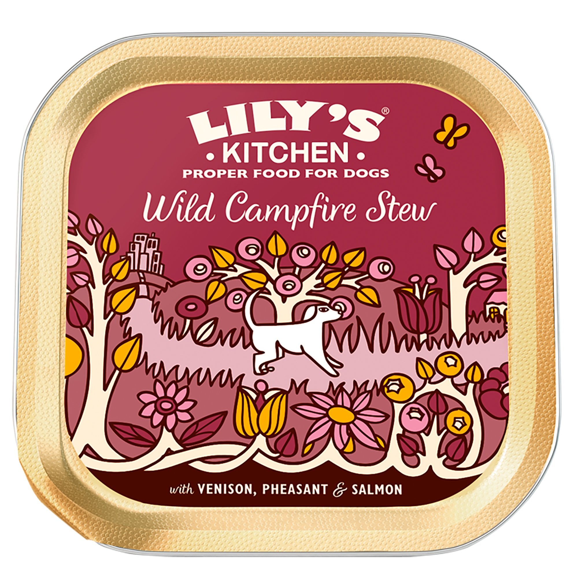 Wild Campfire Stew With Venison, Pheasant & Salmon Wet Dog Food 150g