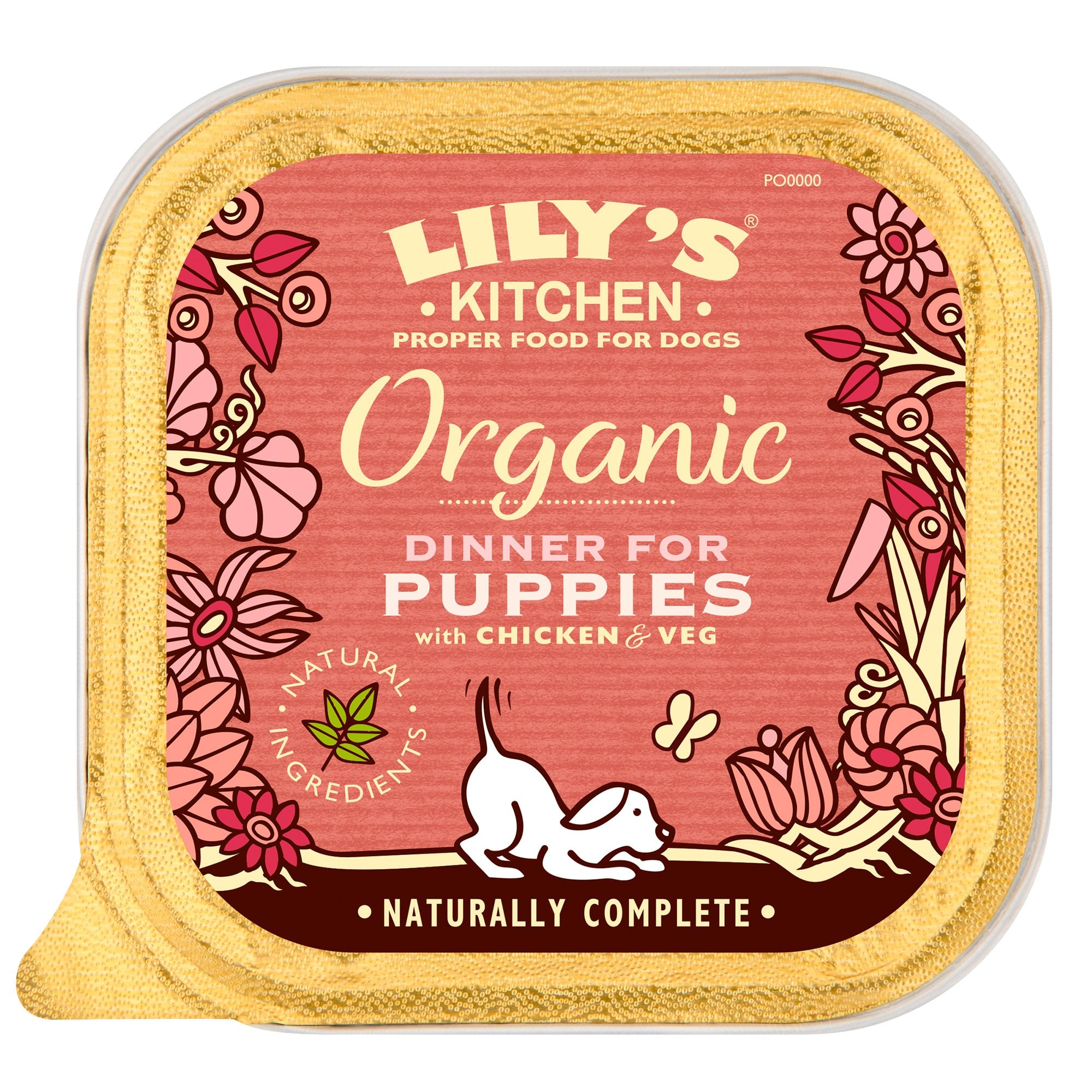 Organic Dinner For Puppies With Chicken & Veg Wet Dog Food 150g