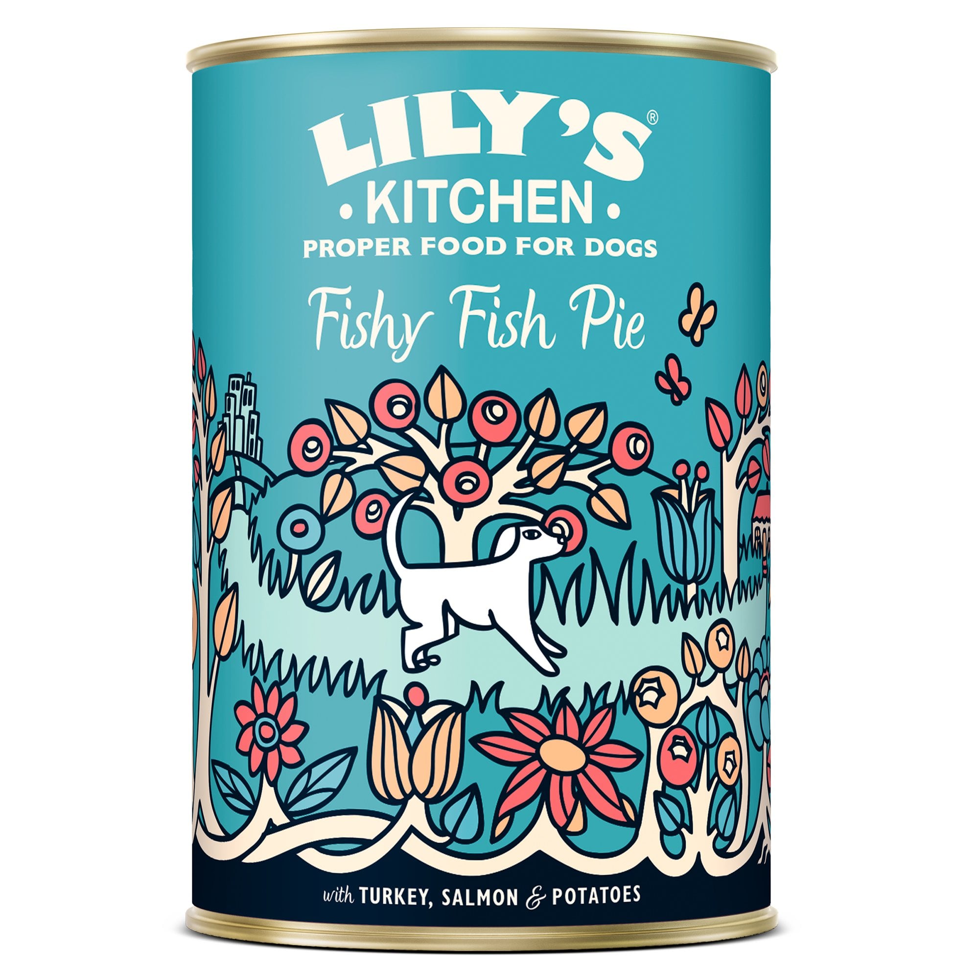 Fishy Fish Pie with Peas Wet Dog Food 400g