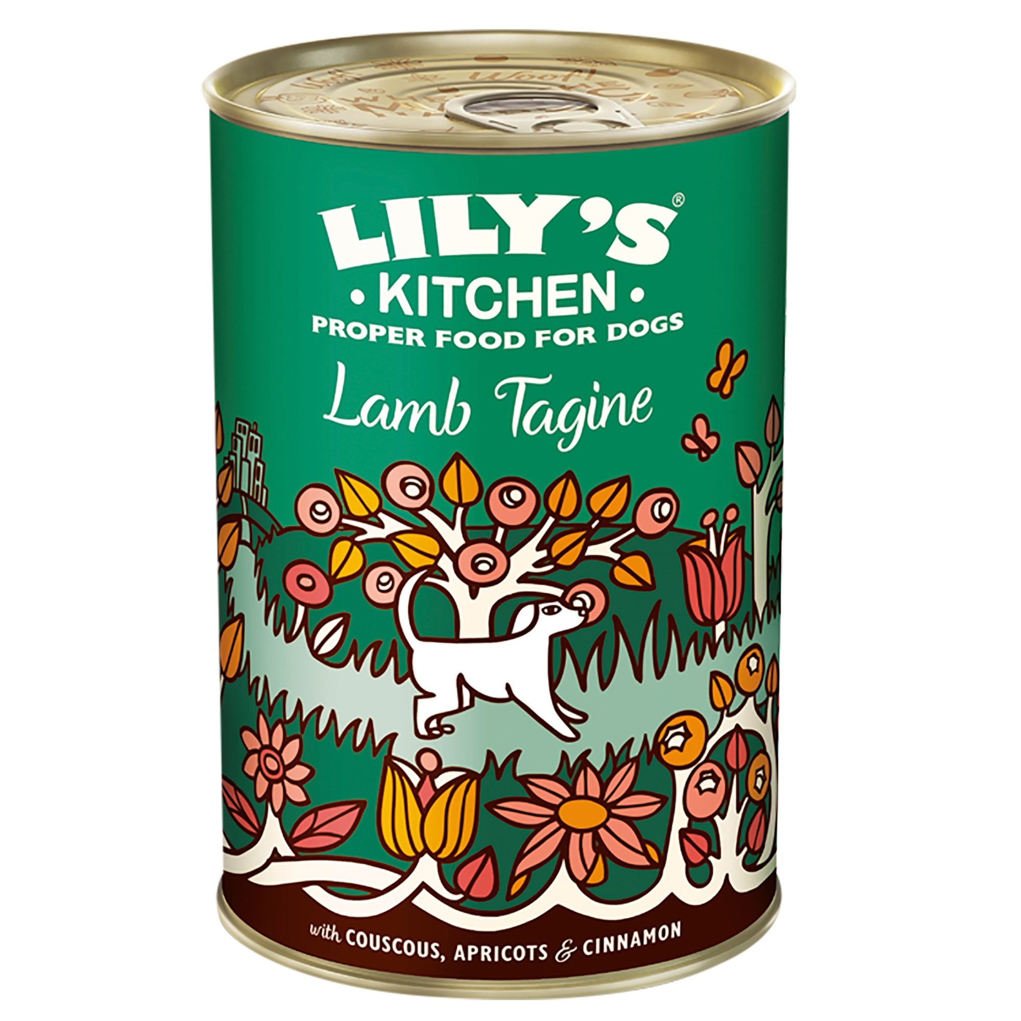 Lamb Tagine With Couscous, Apricots & Cinnamon Wet Dog Food 400g