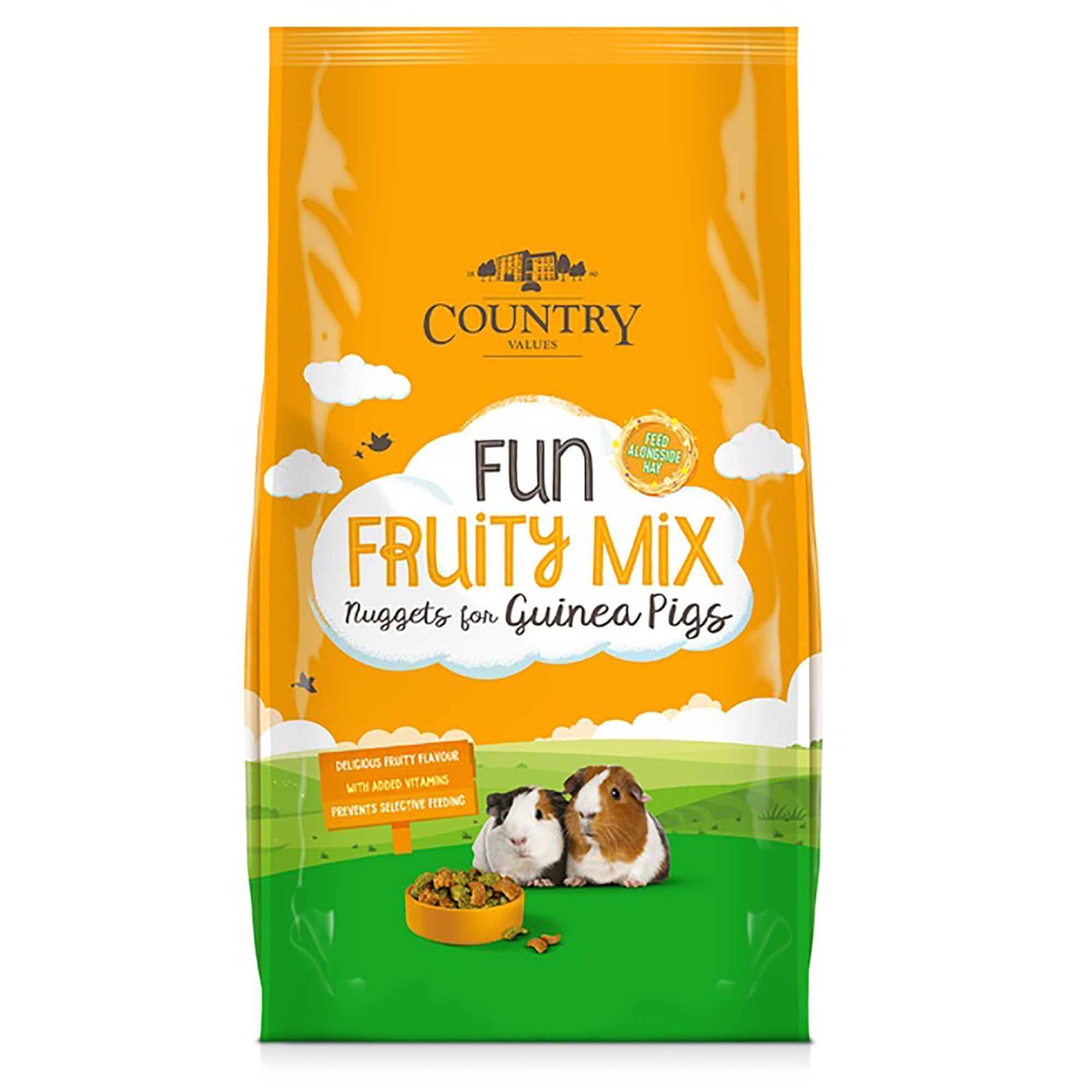 Country Value Fruity Mix Nuggets For Guinea Pigs 10kg