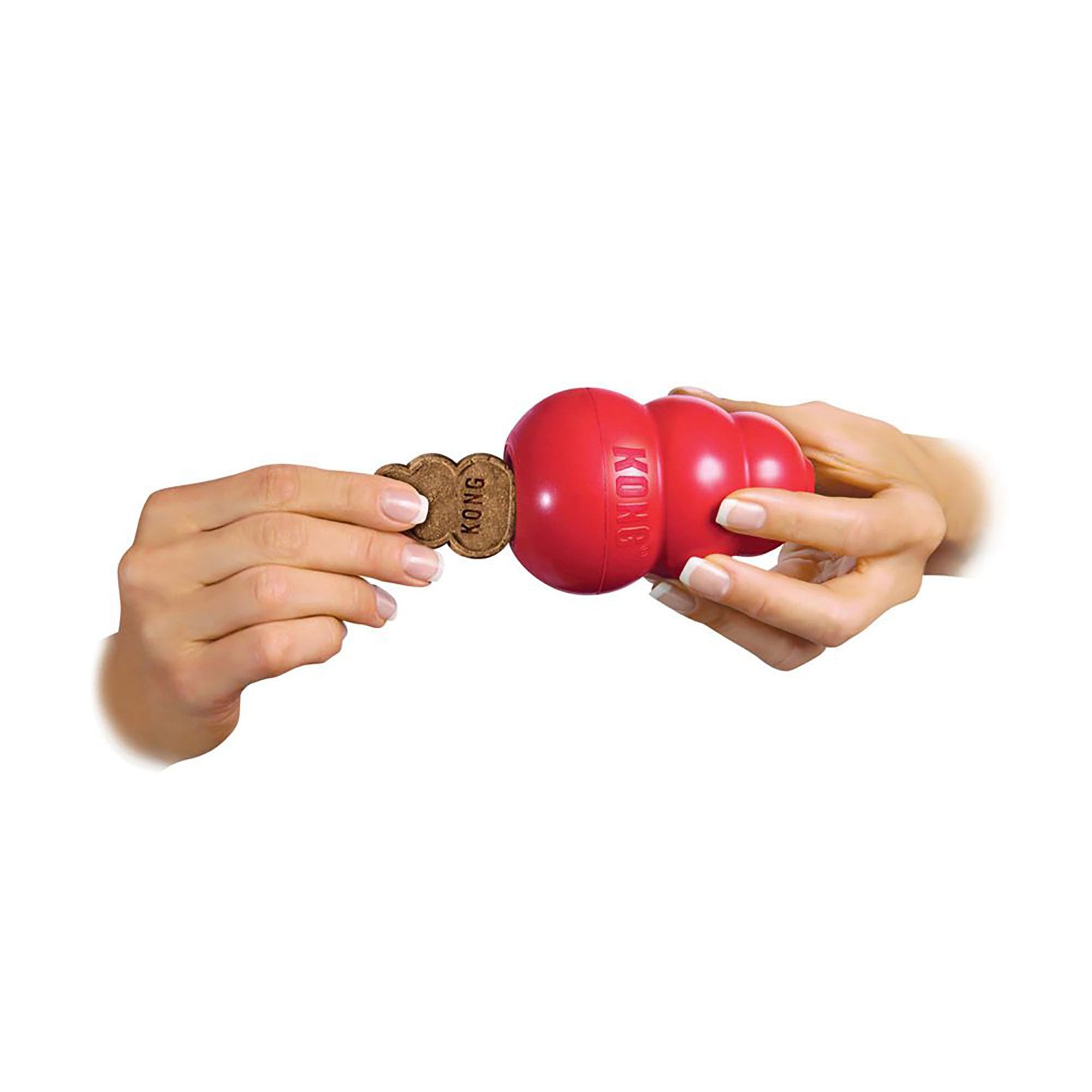 KONG Adult Snacks Bacon & Cheese Dog Treats - Small