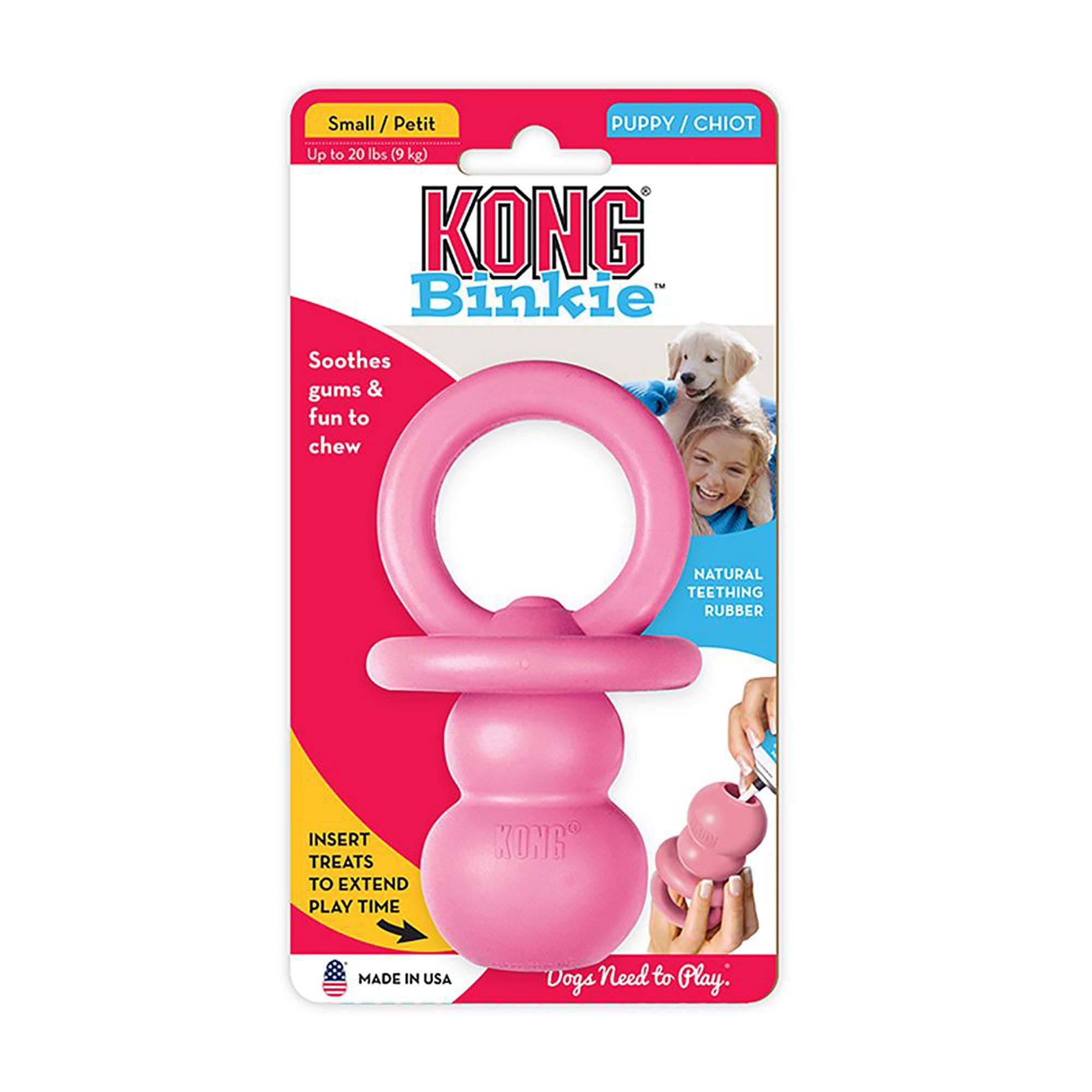 Puppy Binkie Dog Toy - Small