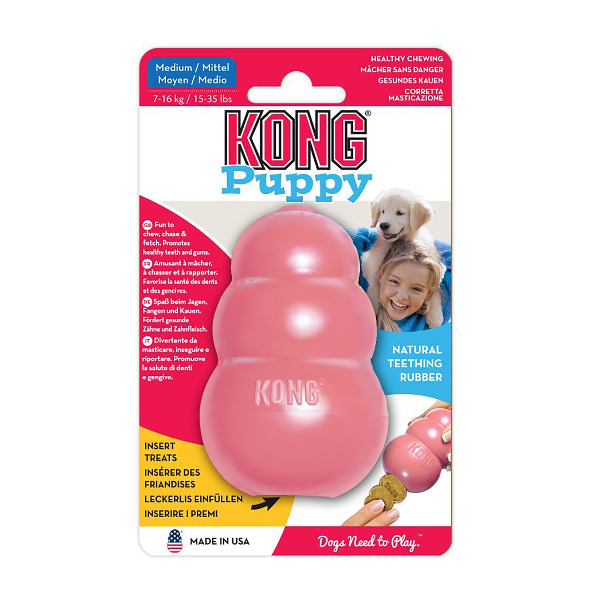 KONG Puppy Classic Dog Toy - Medium