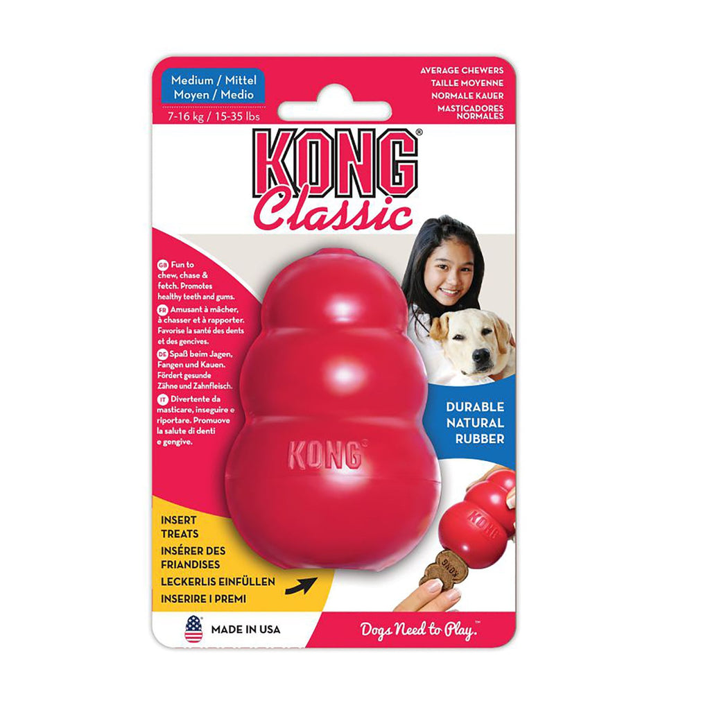 KONG Classic Red Dog Toy - Medium