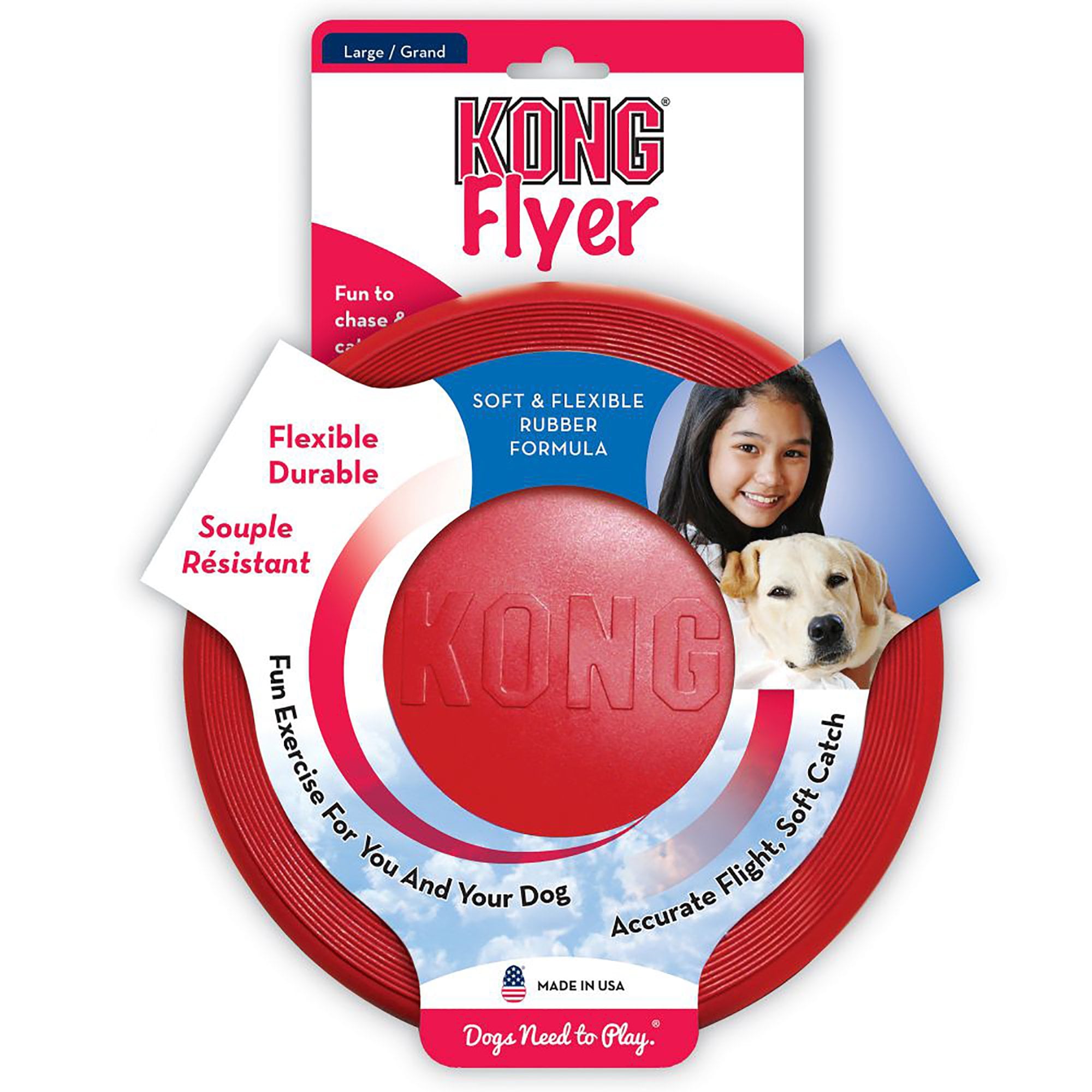KONG Flyer Dog Toy - Large