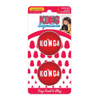 KONG Signature Balls Dog Toy Small - 2 Pack