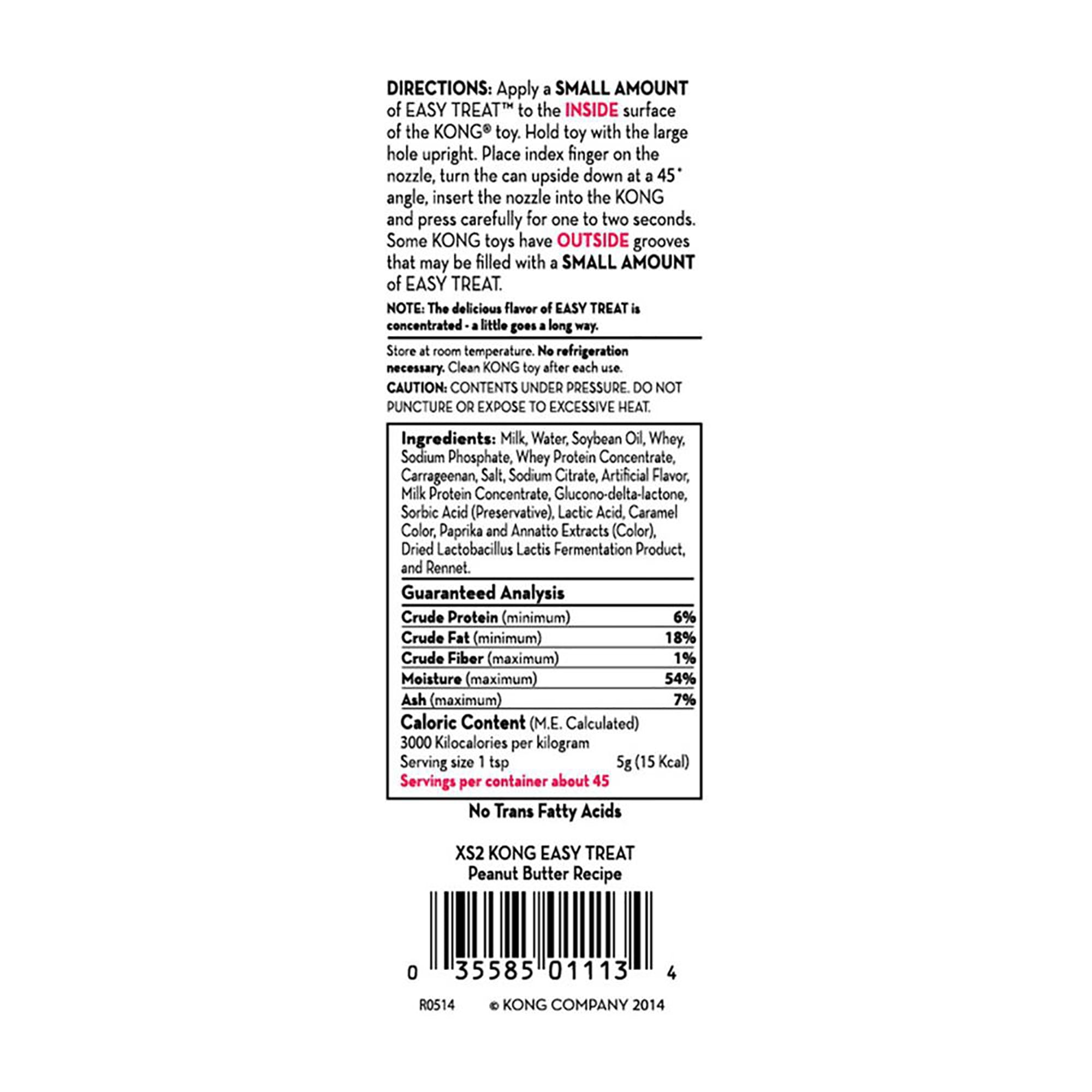 KONG Easy Treat Peanut Butter Dog Treat