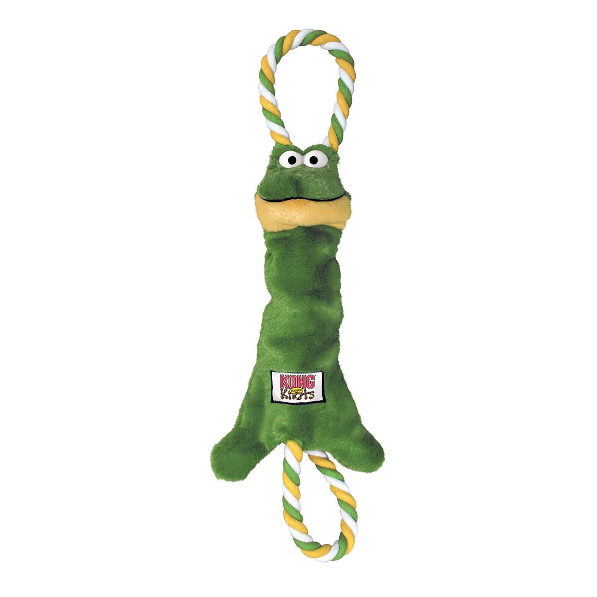 KONG Tugger Knots Frog Dog Toy - Small/Medium